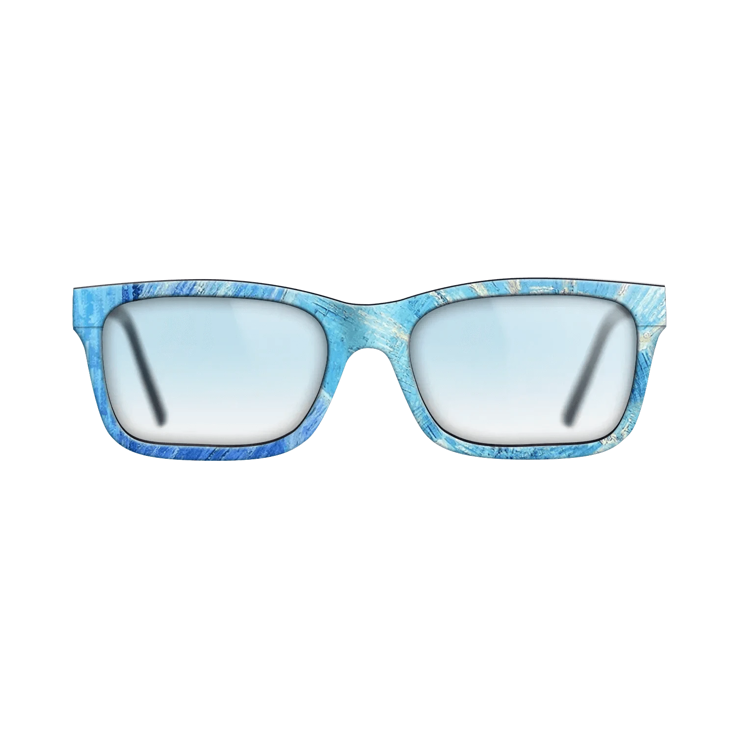 Oil Painting on Straight Grain Walnut: Rococo - Head of an Angel, after Rembrandt Vincent van Gogh - The Sage - Rectangle - 1368 - SIRIS wood optic