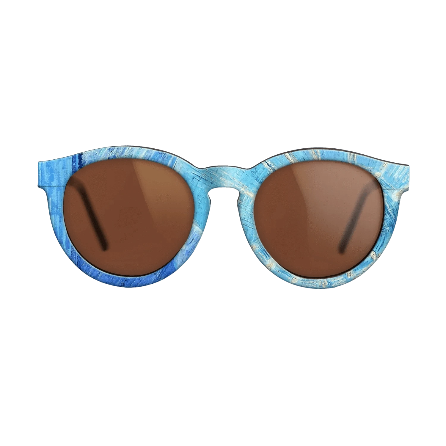 Oil Painting on Straight Grain Walnut: Rococo - Head of an Angel, after Rembrandt Vincent van Gogh - The Rebel - Round - 1368 - SIRIS wood optic