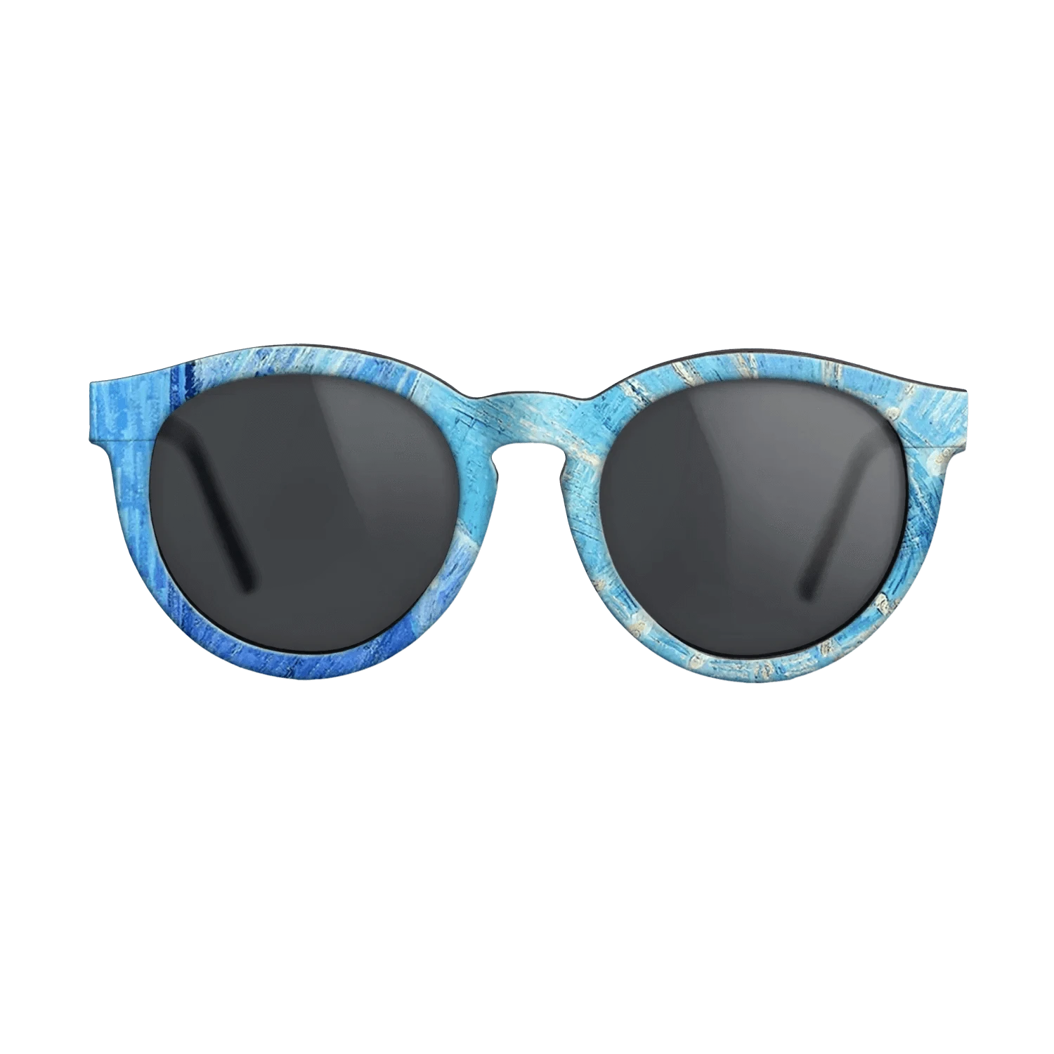 Oil Painting on Straight Grain Walnut: Rococo - Head of an Angel, after Rembrandt Vincent van Gogh - The Rebel - Round - 1368 - SIRIS wood optic