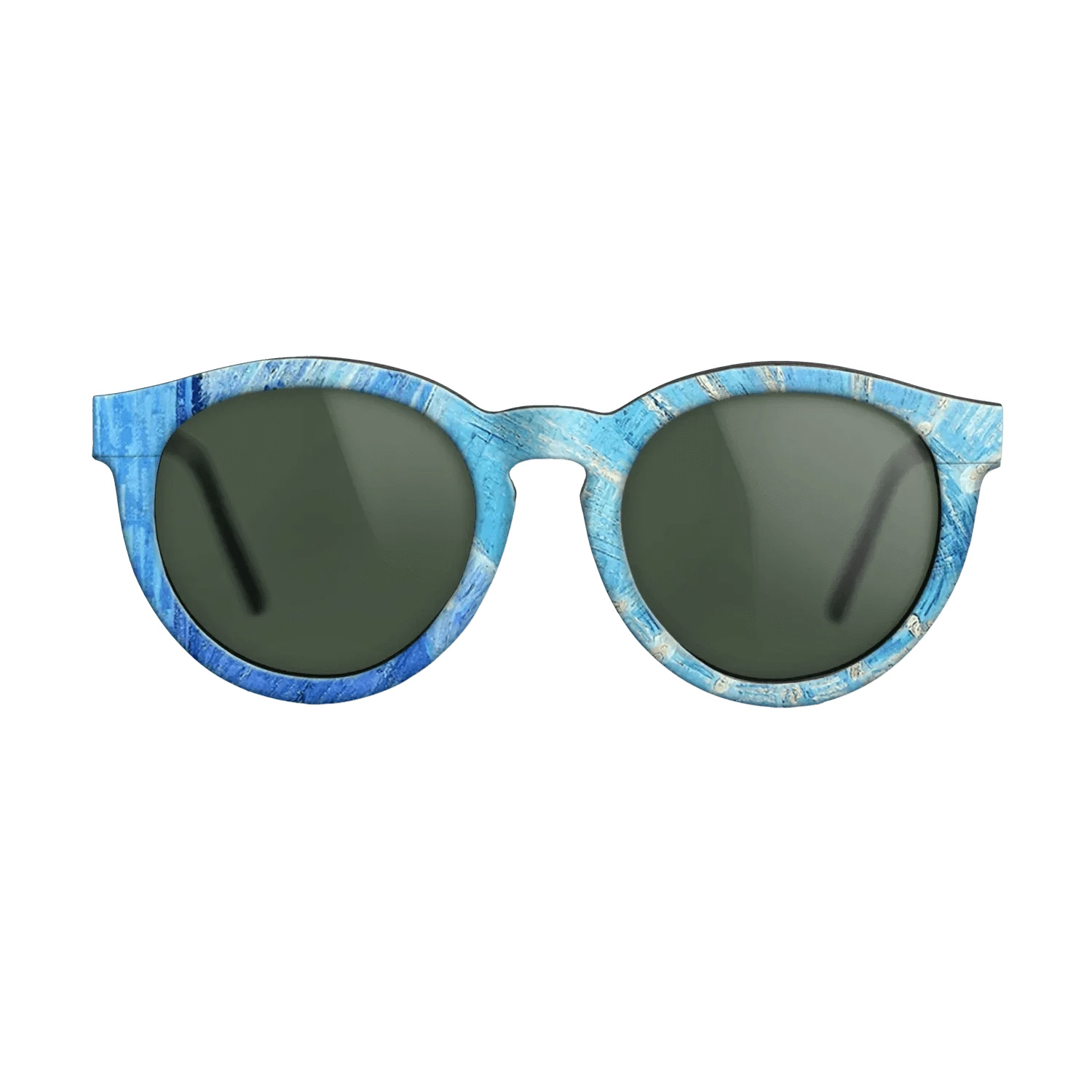 Oil Painting on Straight Grain Walnut: Rococo - Head of an Angel, after Rembrandt Vincent van Gogh - The Rebel - Round - 1368 - SIRIS wood optic