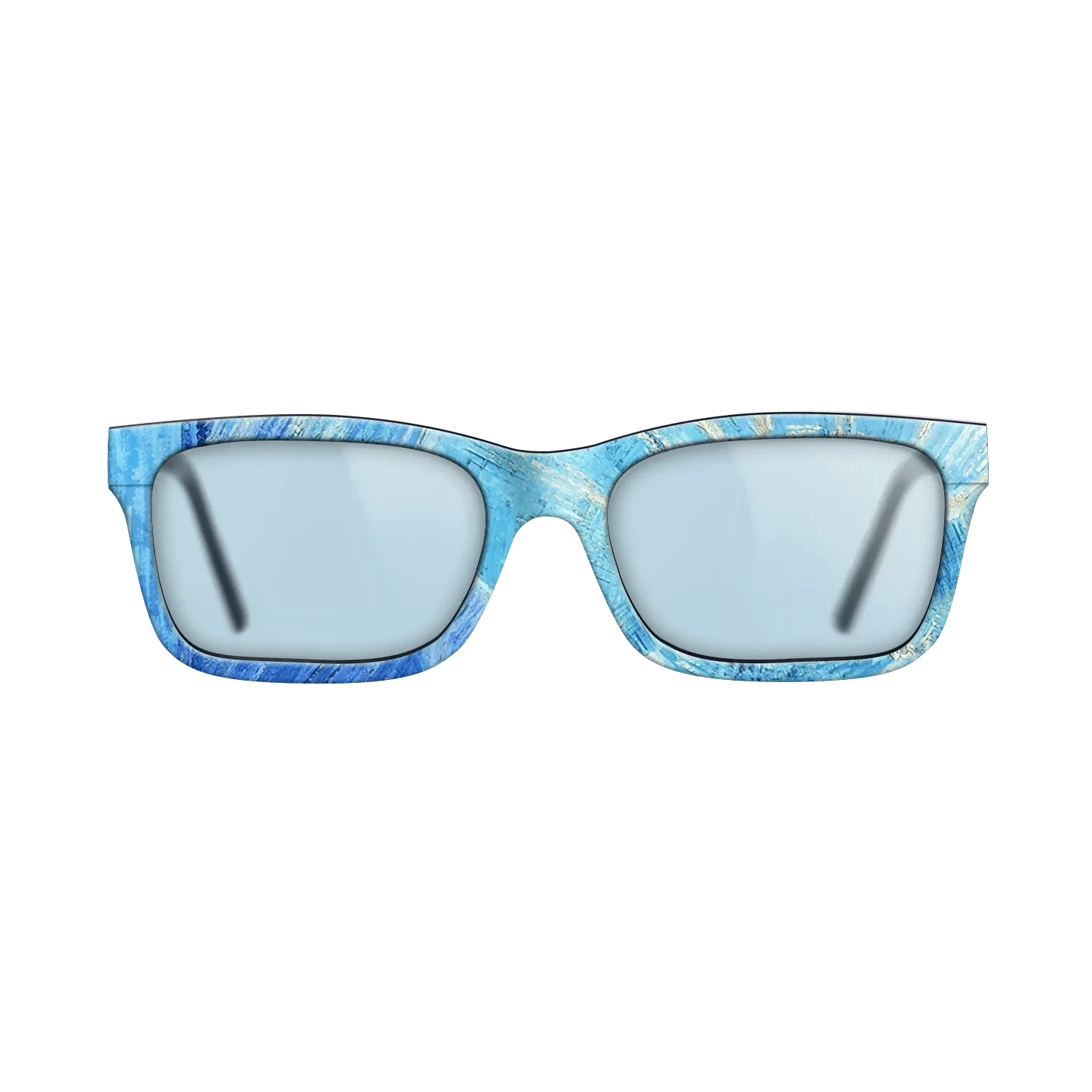 Oil Painting on Straight Grain Walnut: Rococo - Head of an Angel, after Rembrandt Vincent van Gogh - The Sage - Rectangle - 1368 - SIRIS wood optic