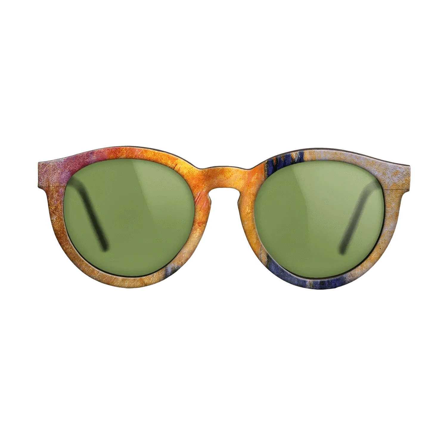 Oil Painting on Straight Grain Walnut: Rococo - House of Parliament Sun, 1903 - Claude Monet - The Rebel - Round - 1886 - SIRIS wood optic