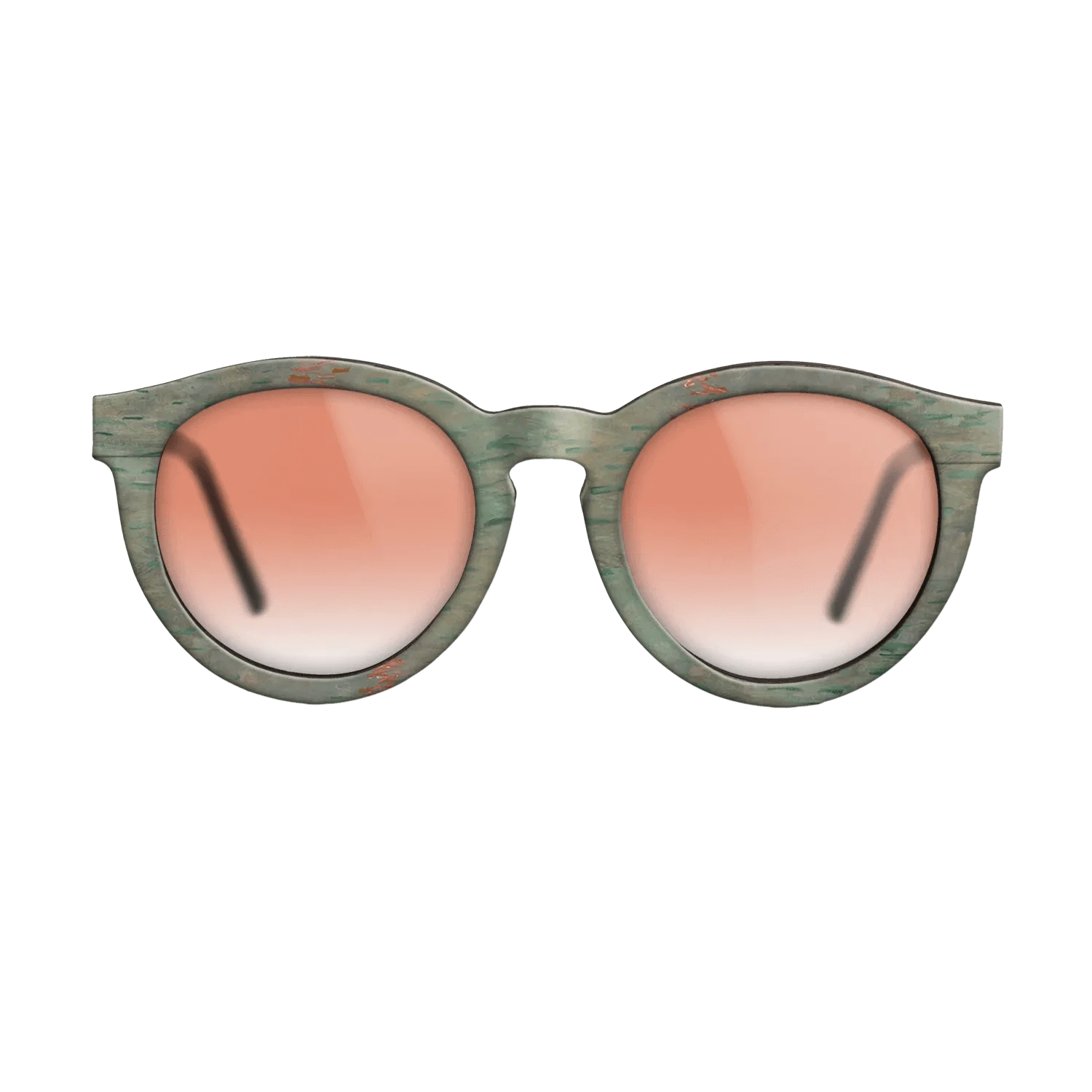 Oil Painting on Straight Grain Walnut: Rococo - Impression, sunrise, 1872 - Claude Monet - The Rebel - Round - 810 - SIRIS wood optic