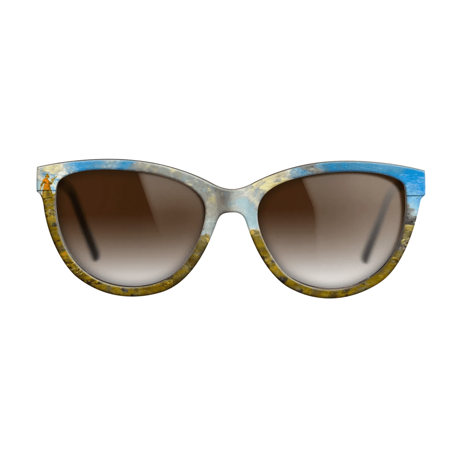 Oil Painting on Straight Grain Walnut: Rococo - In the Auvergne, 1869 - Jean-Francois Millet - The Maiden - Cat - 1622 - SIRIS wood optic