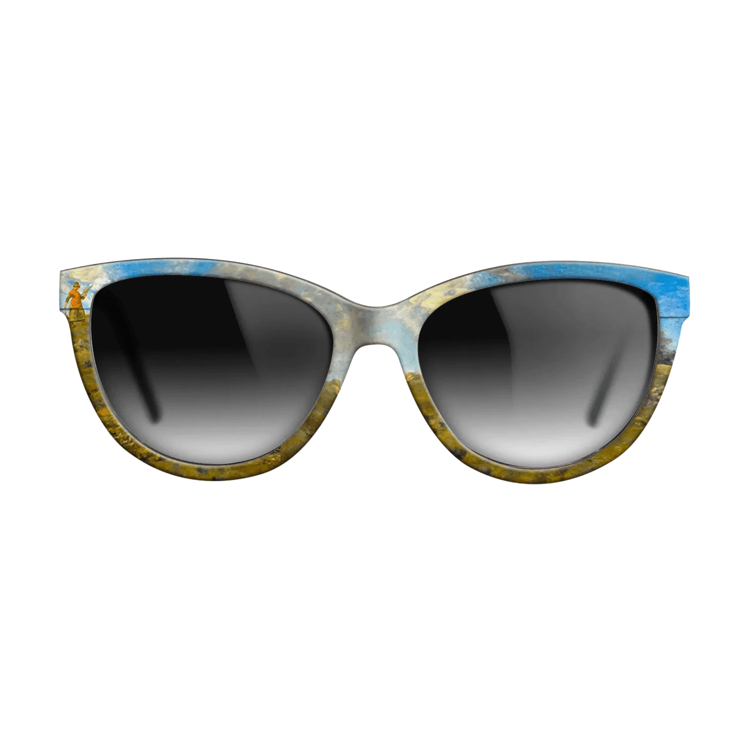 Oil Painting on Straight Grain Walnut: Rococo - In the Auvergne, 1869 - Jean-Francois Millet - The Maiden - Cat - 1622 - SIRIS wood optic