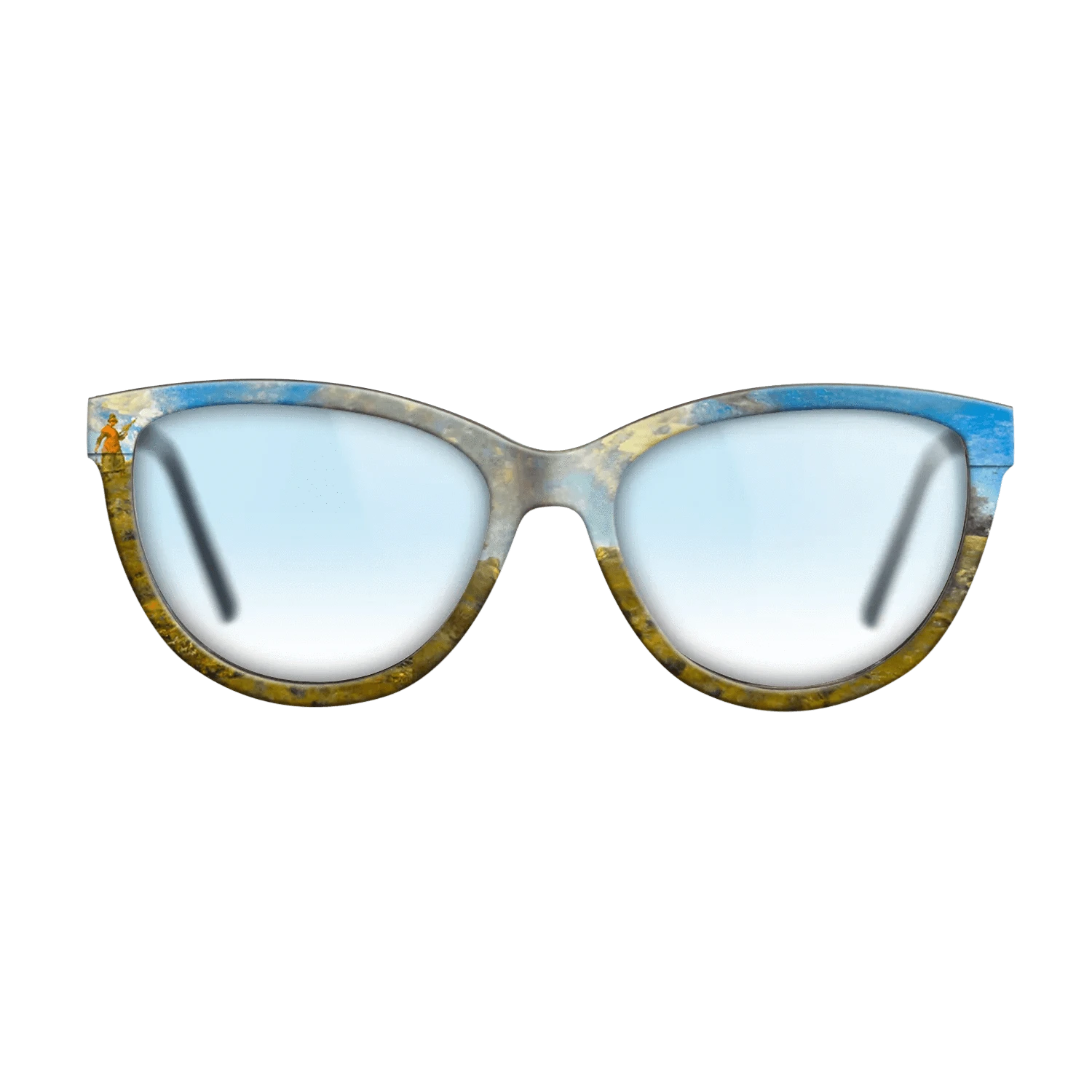 Oil Painting on Straight Grain Walnut: Rococo - In the Auvergne, 1869 - Jean-Francois Millet - The Maiden - Cat - 1622 - SIRIS wood optic