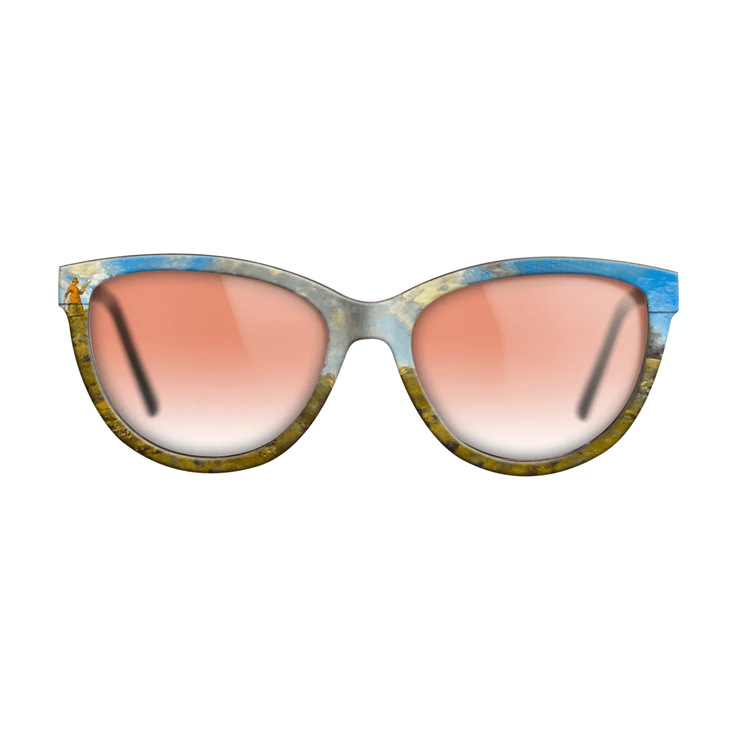 Oil Painting on Straight Grain Walnut: Rococo - In the Auvergne, 1869 - Jean-Francois Millet - The Maiden - Cat - 1622 - SIRIS wood optic