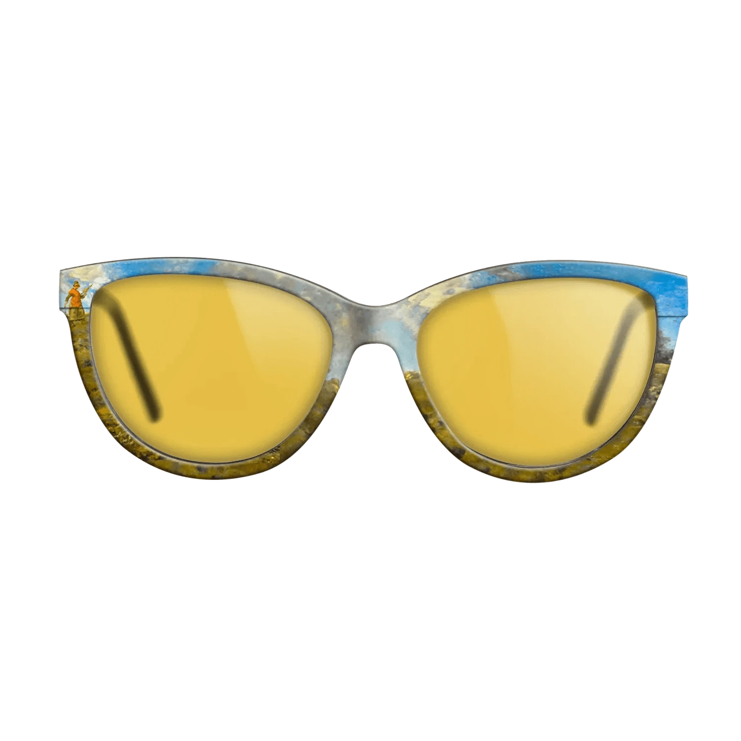 Oil Painting on Straight Grain Walnut: Rococo - In the Auvergne, 1869 - Jean-Francois Millet - The Maiden - Cat - 1622 - SIRIS wood optic