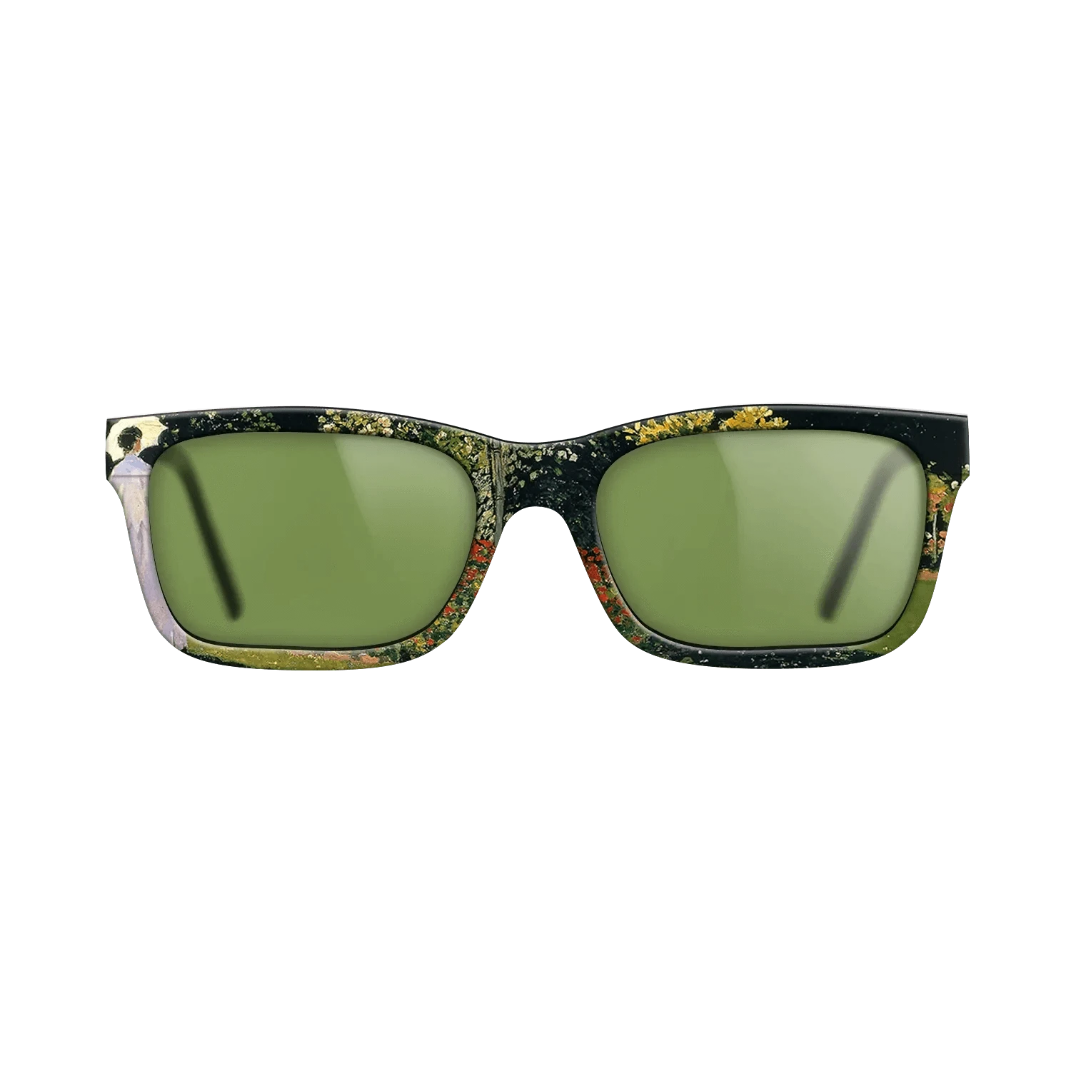 Oil Painting on Straight Grain Walnut: Rococo - Jeanne-Marguerite Lecadre in the Garden, 1866 - Claude Monet - The Sage - Rectangle - 1724 - SIRIS wood optic