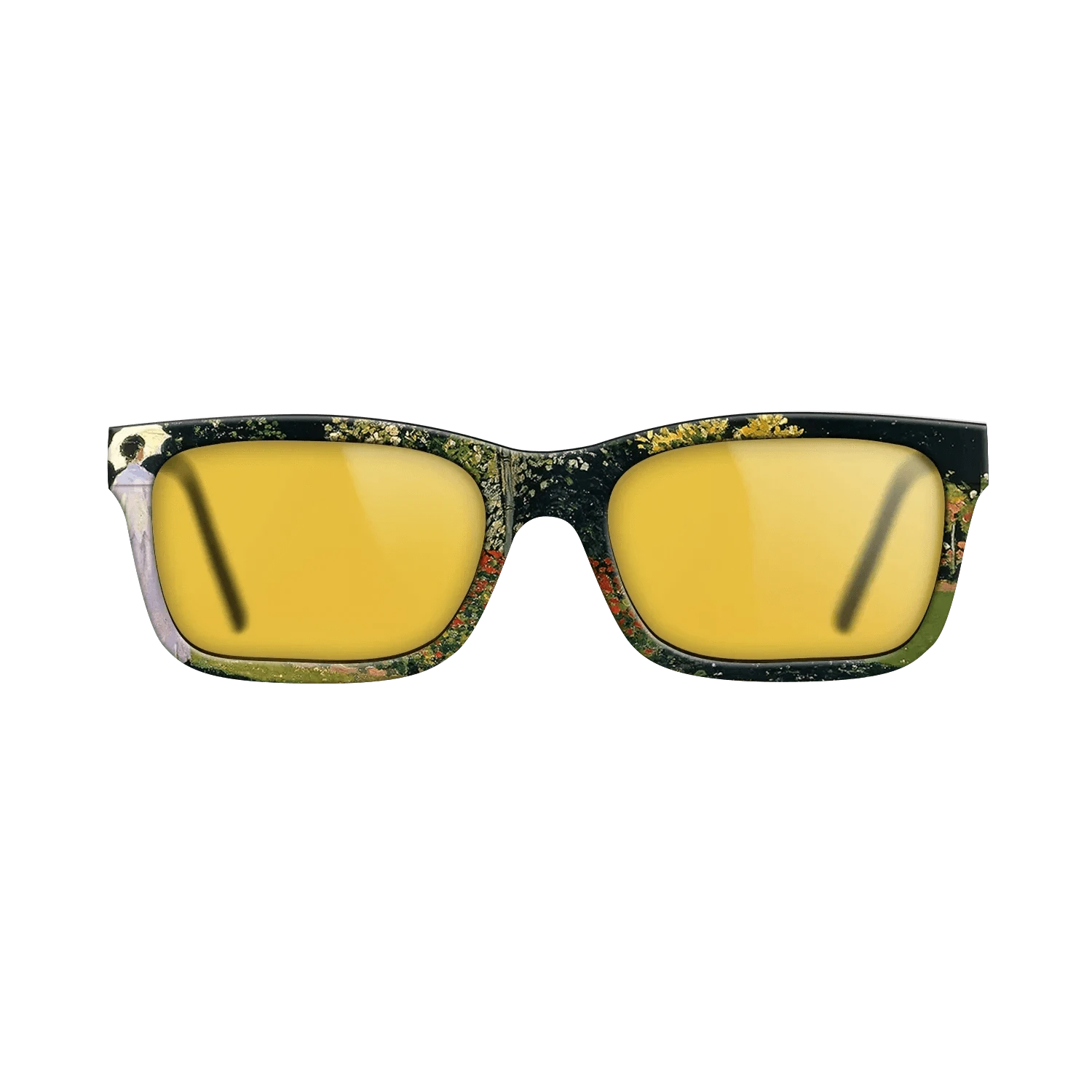 Oil Painting on Straight Grain Walnut: Rococo - Jeanne-Marguerite Lecadre in the Garden, 1866 - Claude Monet - The Sage - Rectangle - 1724 - SIRIS wood optic