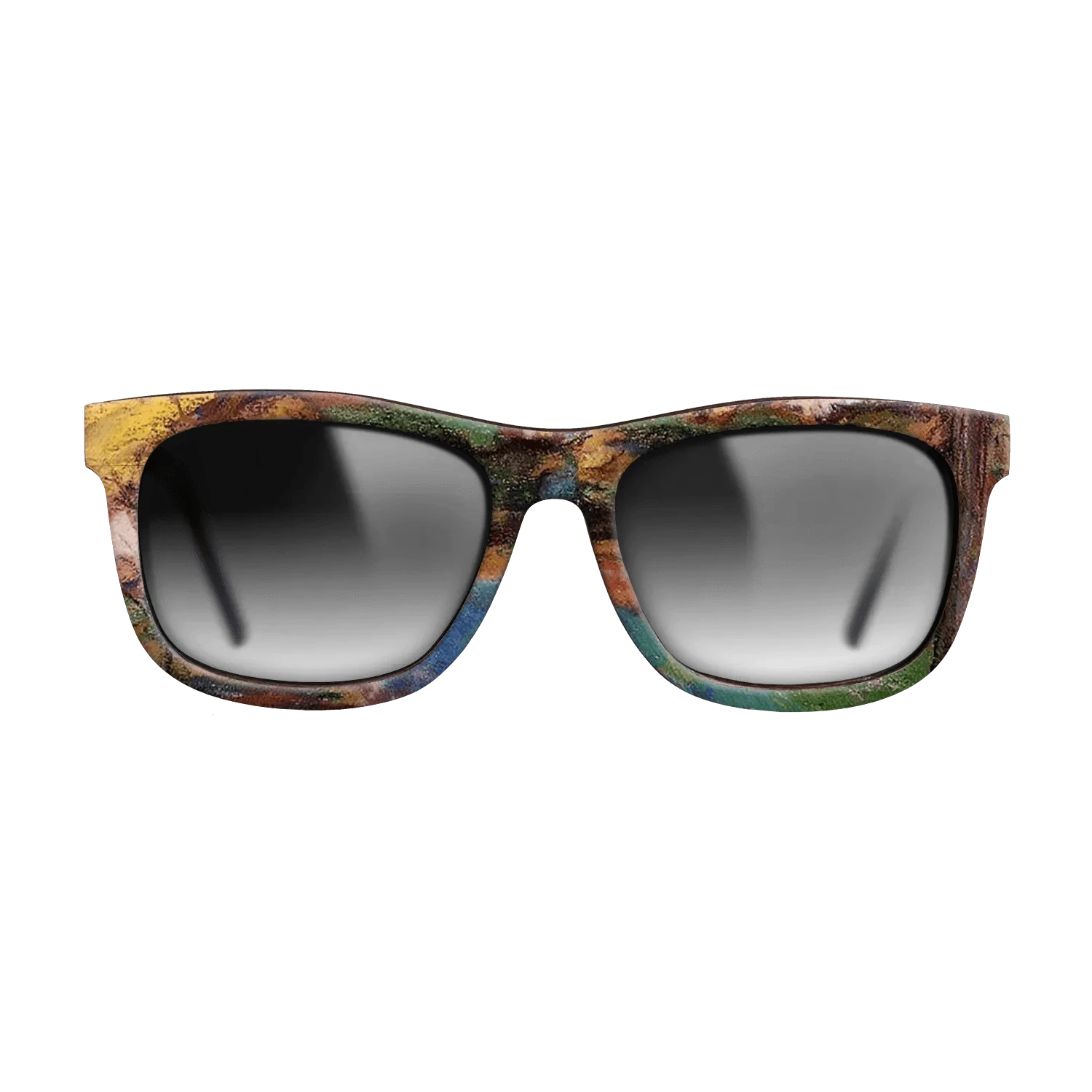 Oil Painting on Straight Grain Walnut: Rococo - Landscape Camille Pissarro - The Hero - Square - 1628 - SIRIS wood optic