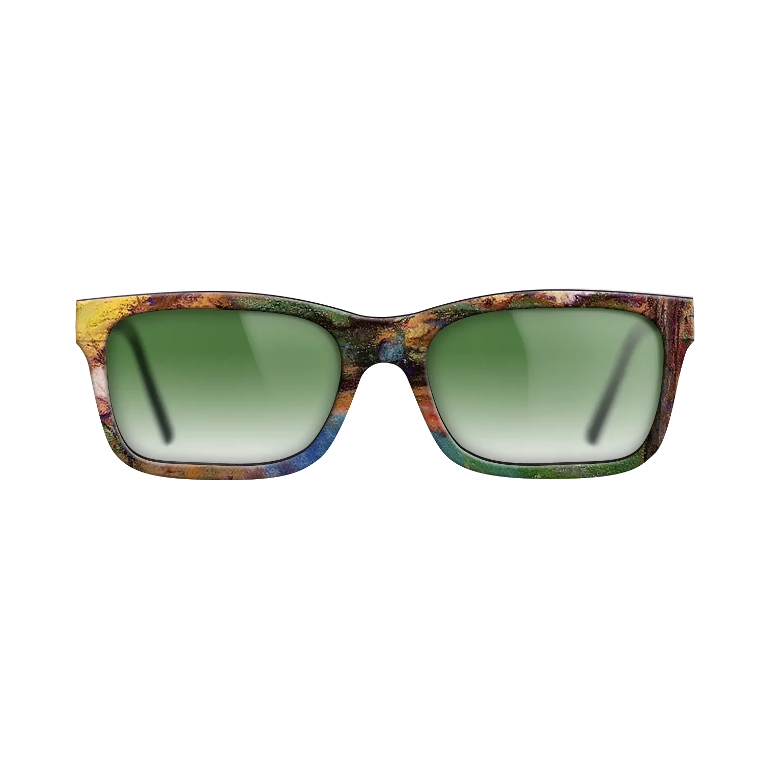 Oil Painting on Straight Grain Walnut: Rococo - Landscape Camille Pissarro - The Sage - Rectangle - 1628 - SIRIS wood optic