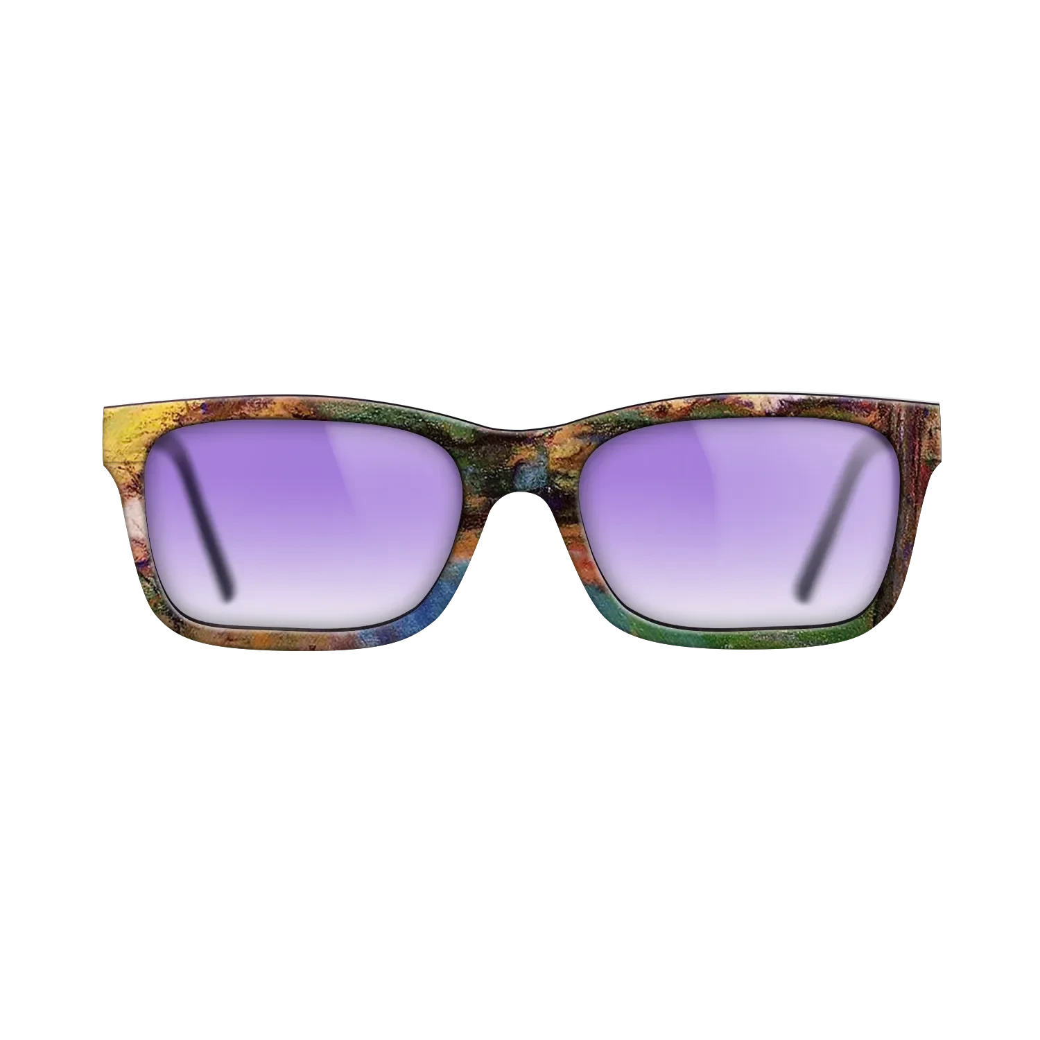 Oil Painting on Straight Grain Walnut: Rococo - Landscape Camille Pissarro - The Sage - Rectangle - 1628 - SIRIS wood optic