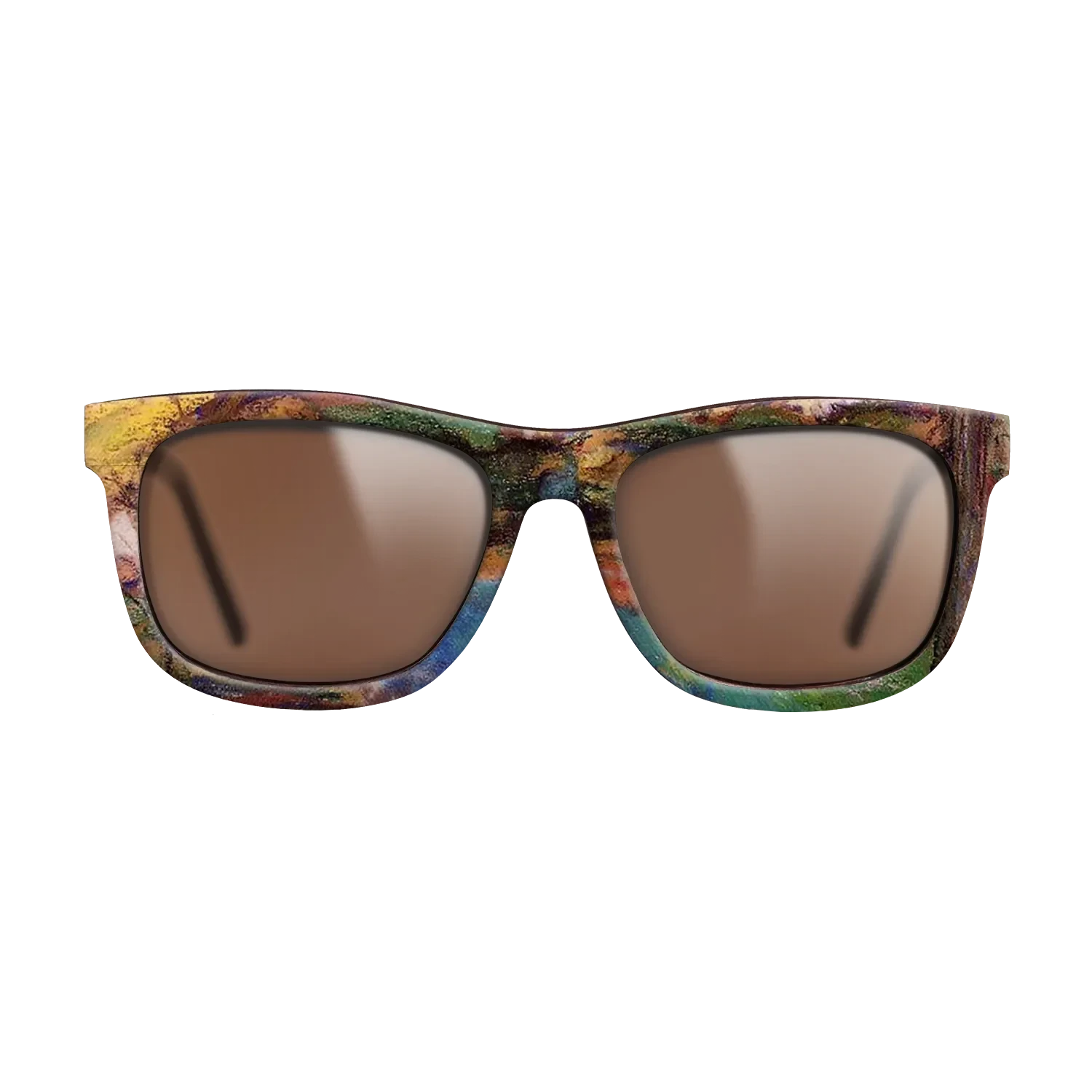 Oil Painting on Straight Grain Walnut: Rococo - Landscape Camille Pissarro - The Hero - Square - 1628 - SIRIS wood optic