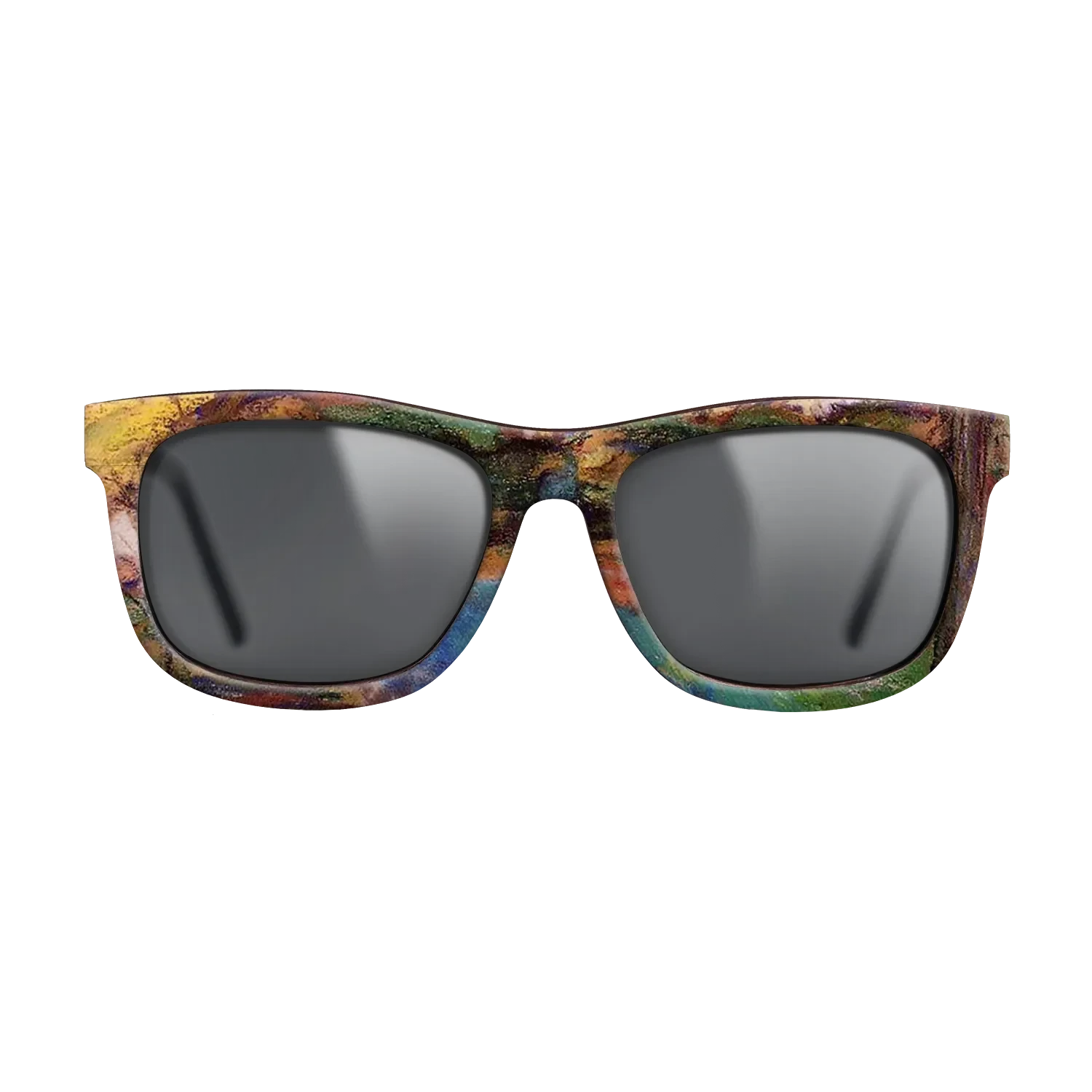 Oil Painting on Straight Grain Walnut: Rococo - Landscape Camille Pissarro - The Hero - Square - 1628 - SIRIS wood optic