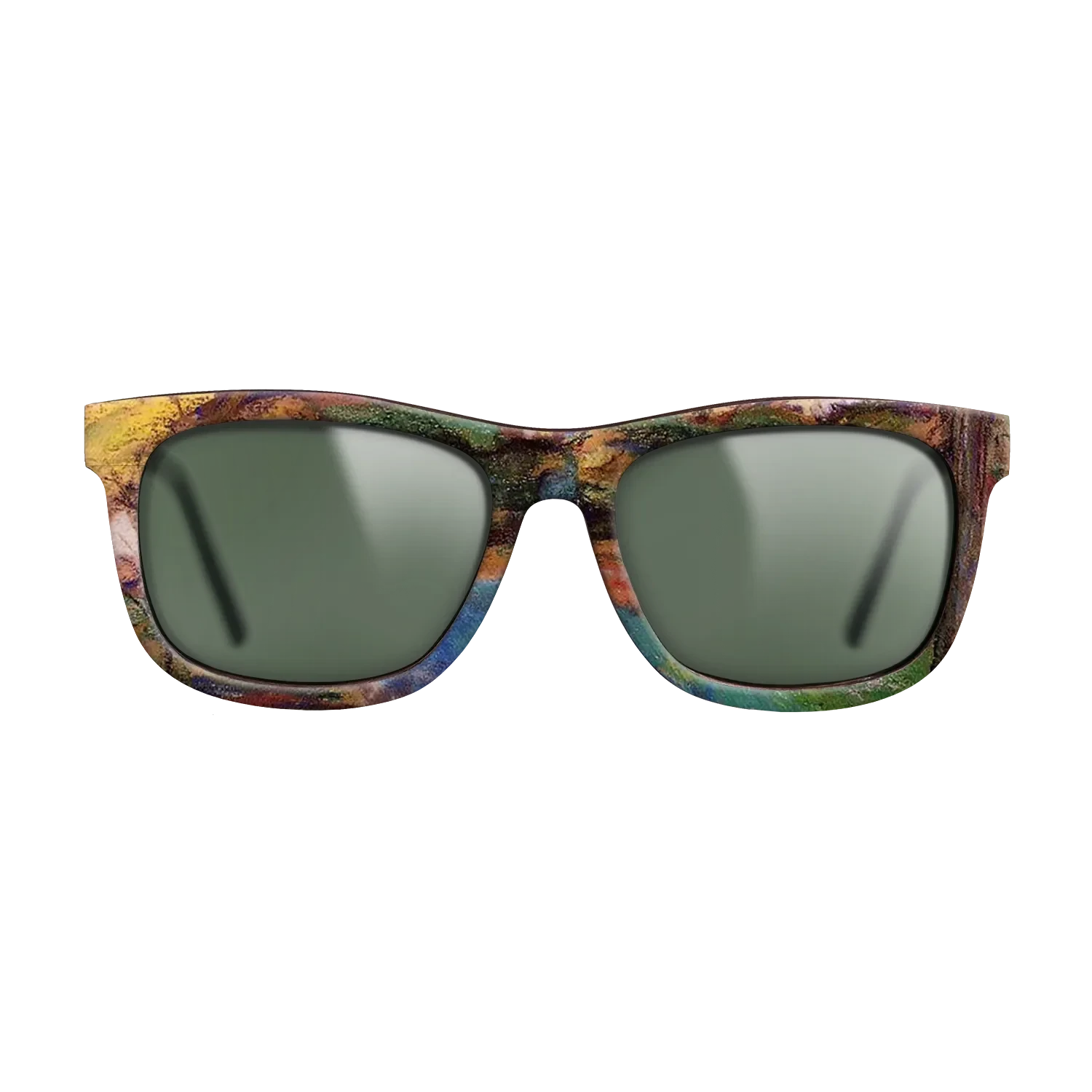 Oil Painting on Straight Grain Walnut: Rococo - Landscape Camille Pissarro - The Hero - Square - 1628 - SIRIS wood optic