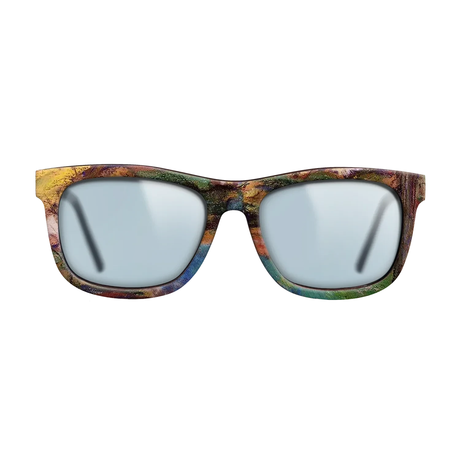 Oil Painting on Straight Grain Walnut: Rococo - Landscape Camille Pissarro - The Hero - Square - 1628 - SIRIS wood optic