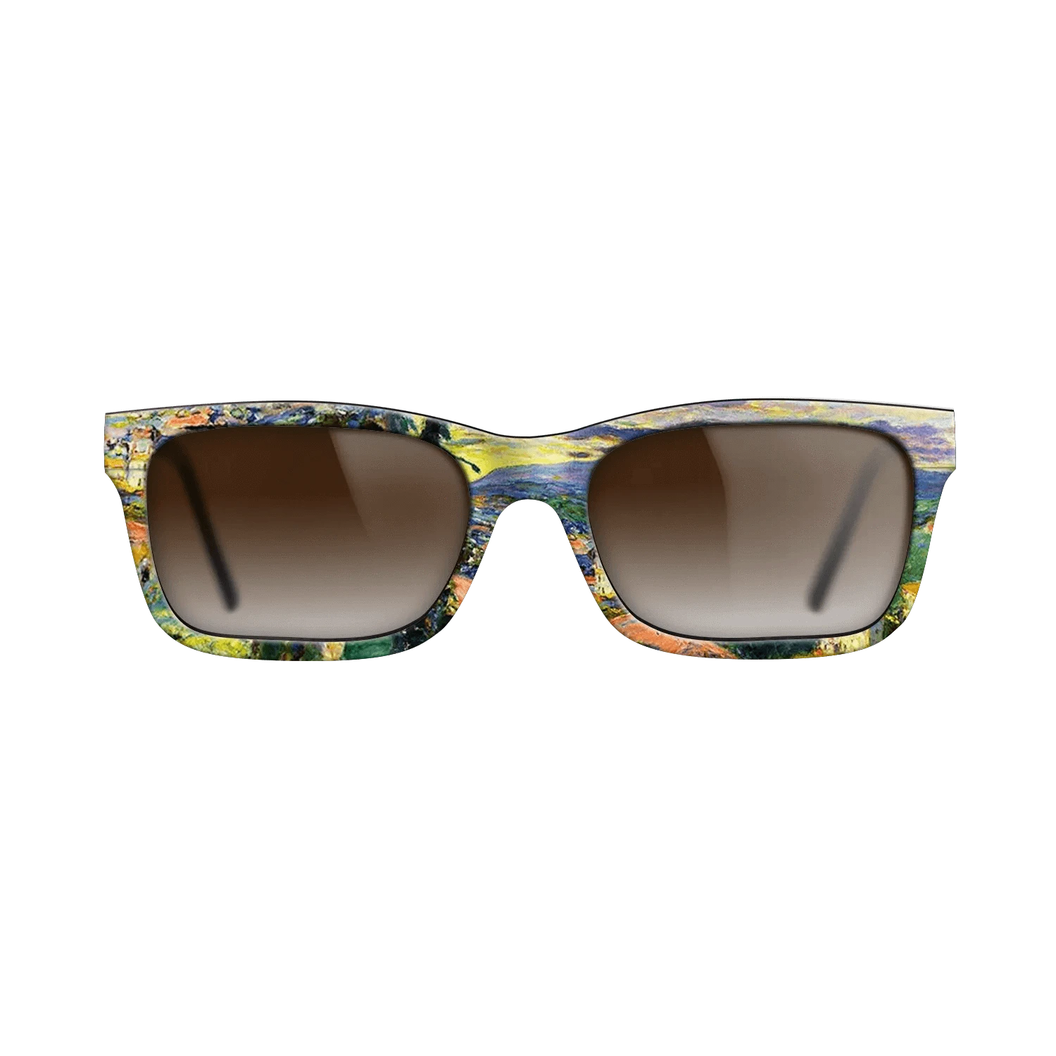 Oil Painting on Straight Grain Walnut: Rococo - Landscape at Le Cannet, c.1938 - Pierre Bonnard - The Sage - Rectangle - 1890 - SIRIS wood optic