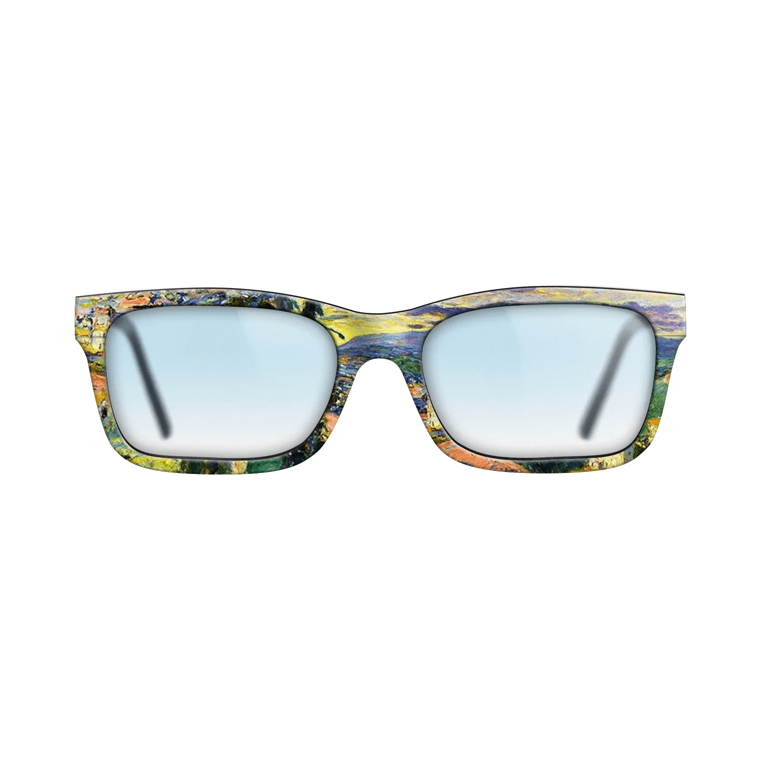 Oil Painting on Straight Grain Walnut: Rococo - Landscape at Le Cannet, c.1938 - Pierre Bonnard - The Sage - Rectangle - 1890 - SIRIS wood optic