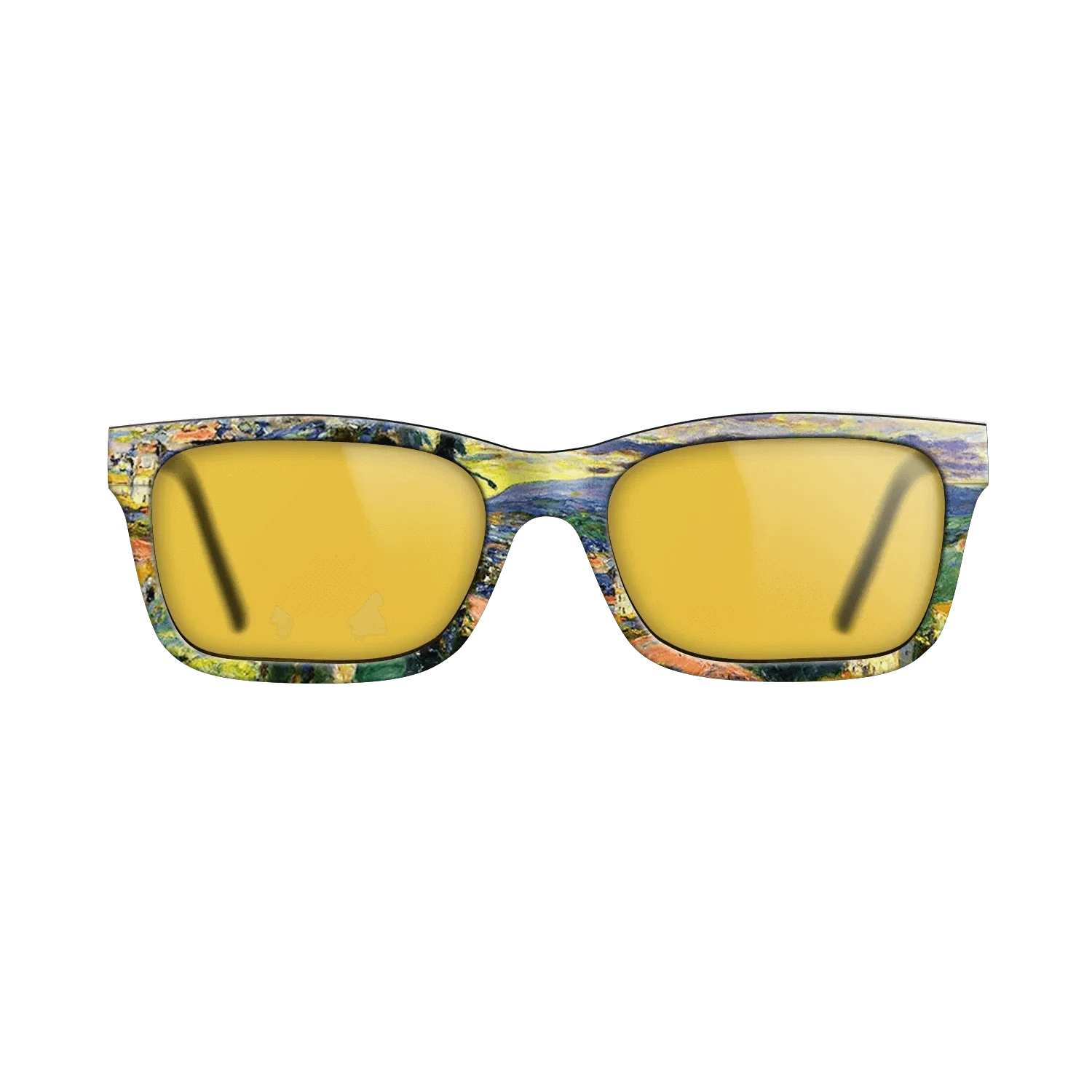 Oil Painting on Straight Grain Walnut: Rococo - Landscape at Le Cannet, c.1938 - Pierre Bonnard - The Sage - Rectangle - 1890 - SIRIS wood optic