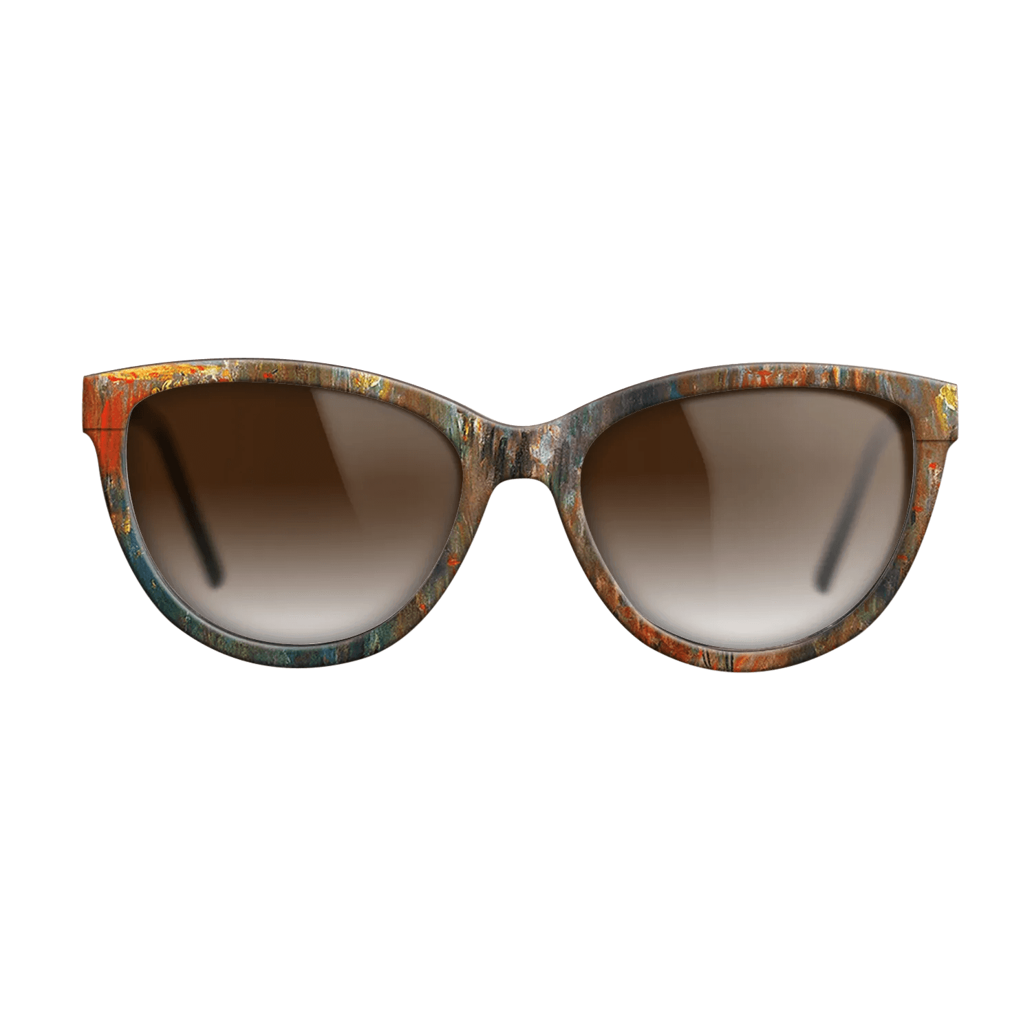 Oil Painting on Straight Grain Walnut: Rococo - Leicester Square at Night, 1901 - Claude Monet - The Maiden - Cat - 1153 - SIRIS wood optic