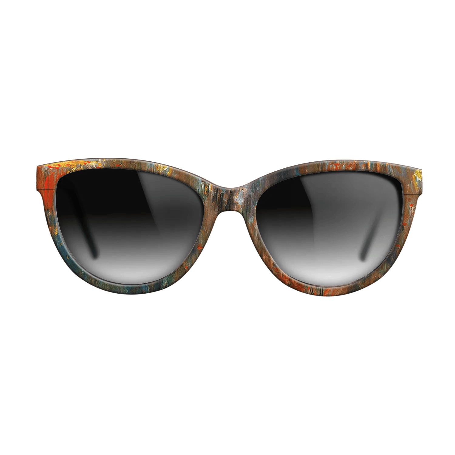 Oil Painting on Straight Grain Walnut: Rococo - Leicester Square at Night, 1901 - Claude Monet - The Maiden - Cat - 1153 - SIRIS wood optic