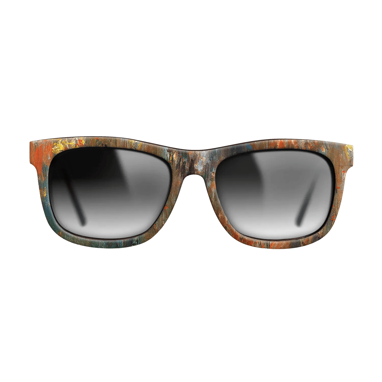 Oil Painting on Straight Grain Walnut: Rococo - Leicester Square at Night, 1901 - Claude Monet - The Hero - Square - 1153 - SIRIS wood optic