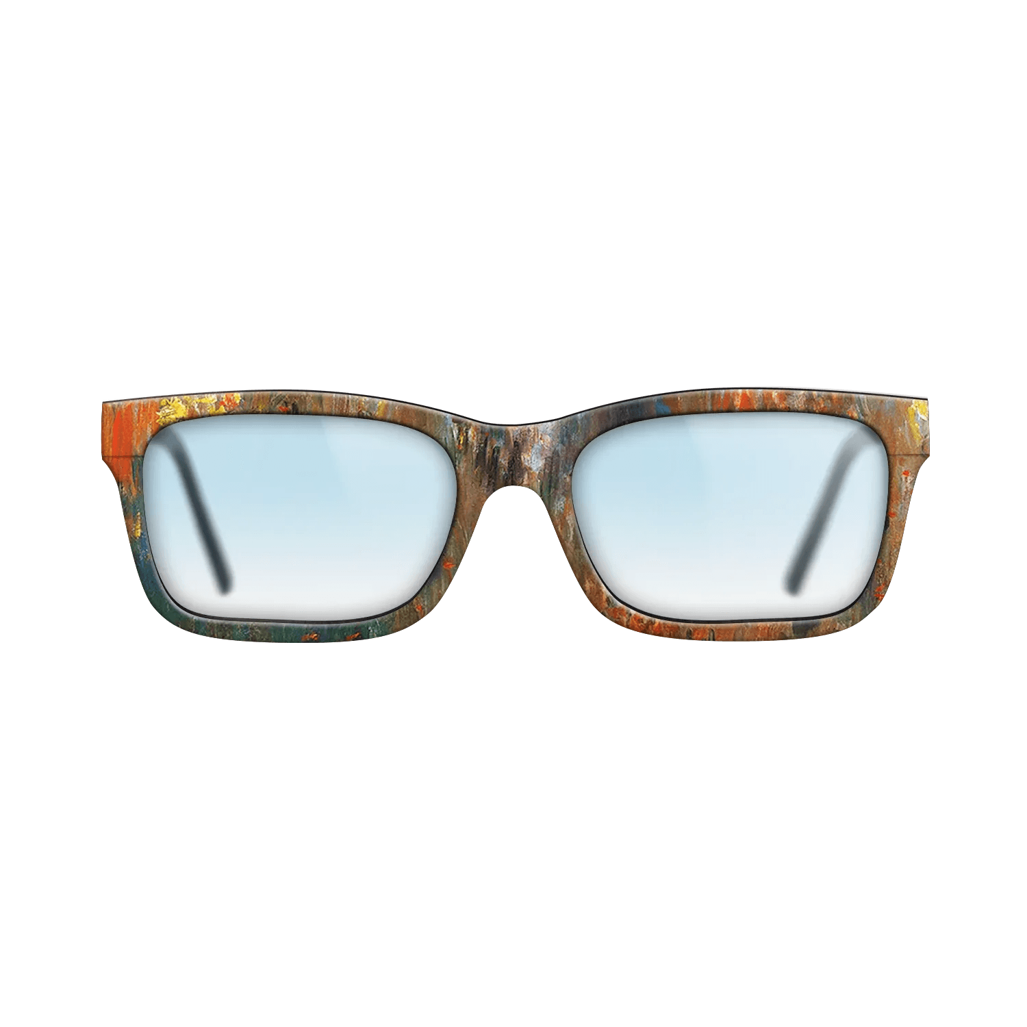 Oil Painting on Straight Grain Walnut: Rococo - Leicester Square at Night, 1901 - Claude Monet - The Sage - Rectangle - 1153 - SIRIS wood optic