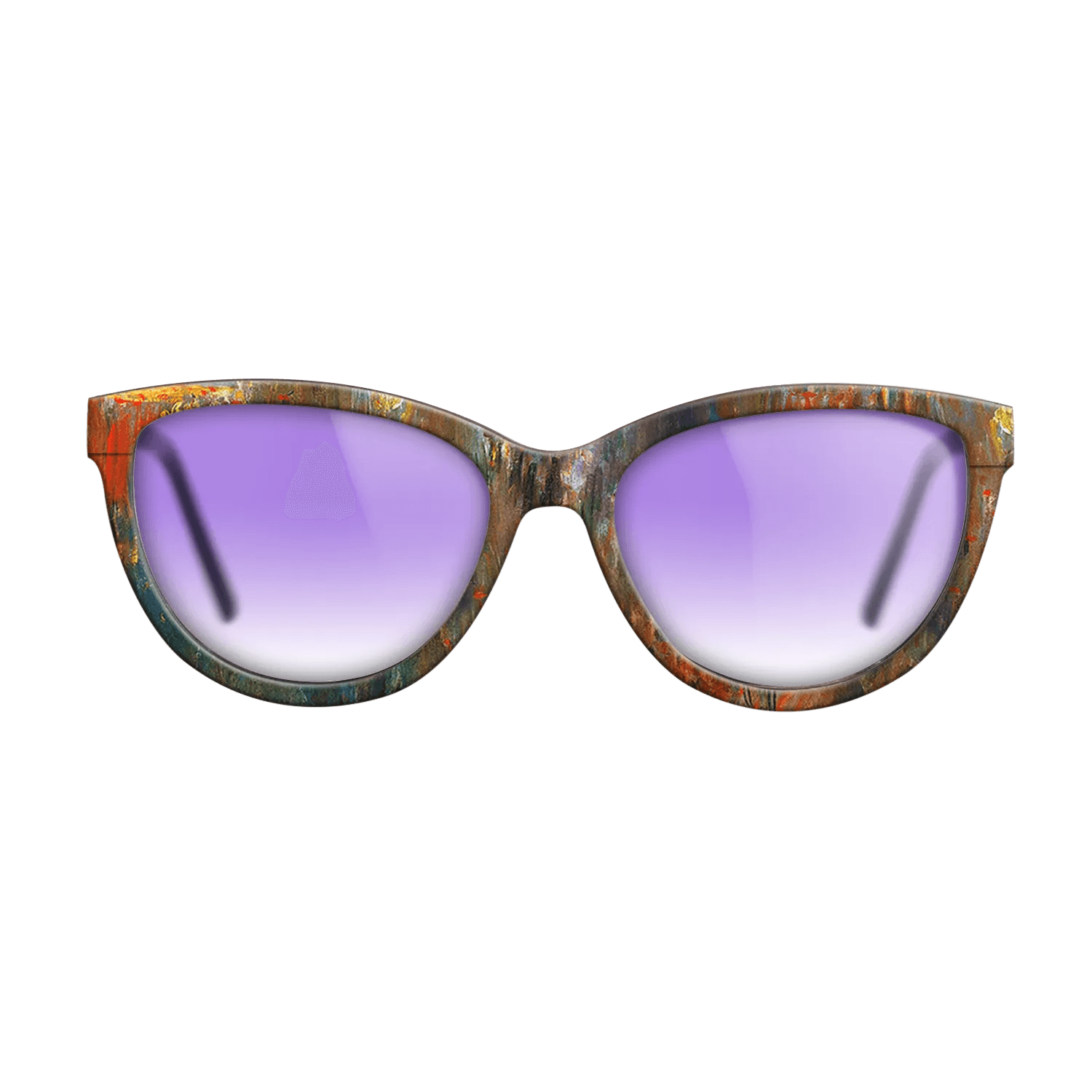 Oil Painting on Straight Grain Walnut: Rococo - Leicester Square at Night, 1901 - Claude Monet - The Maiden - Cat - 1153 - SIRIS wood optic