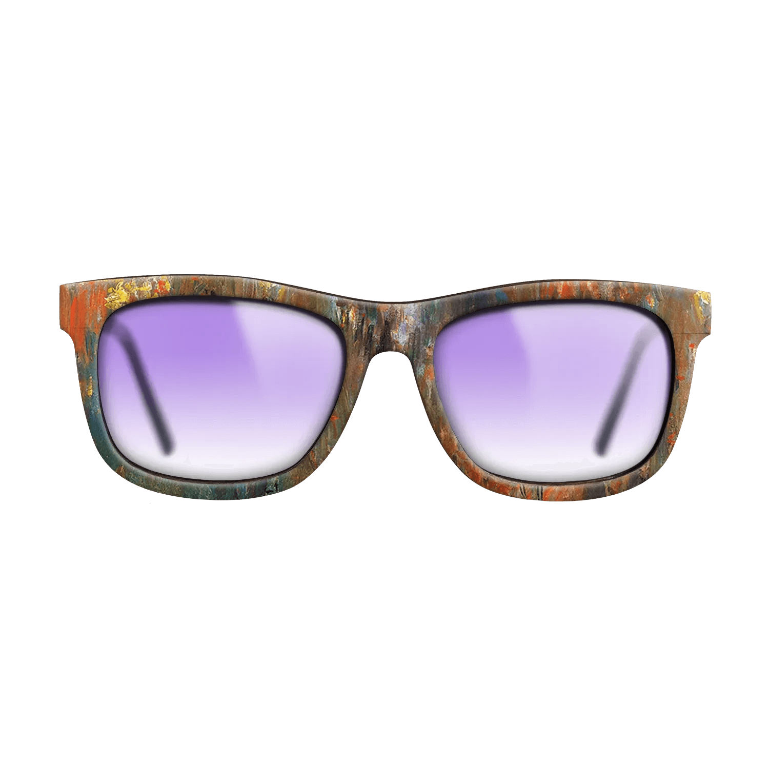 Oil Painting on Straight Grain Walnut: Rococo - Leicester Square at Night, 1901 - Claude Monet - The Hero - Square - 1153 - SIRIS wood optic