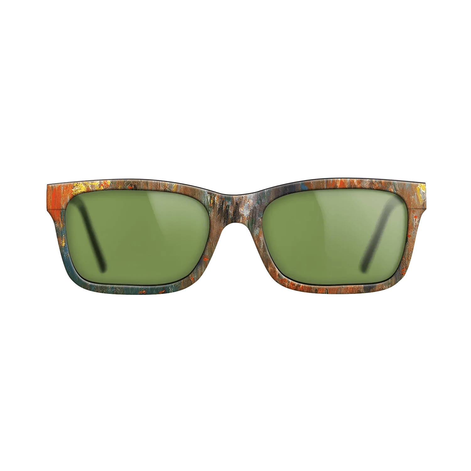 Oil Painting on Straight Grain Walnut: Rococo - Leicester Square at Night, 1901 - Claude Monet - The Sage - Rectangle - 1153 - SIRIS wood optic