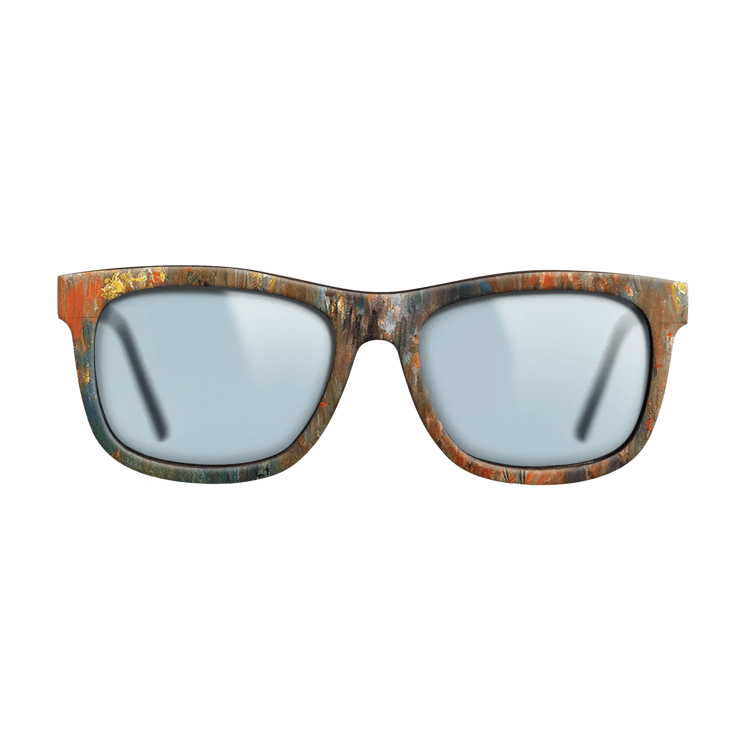 Oil Painting on Straight Grain Walnut: Rococo - Leicester Square at Night, 1901 - Claude Monet - The Hero - Square - 1153 - SIRIS wood optic