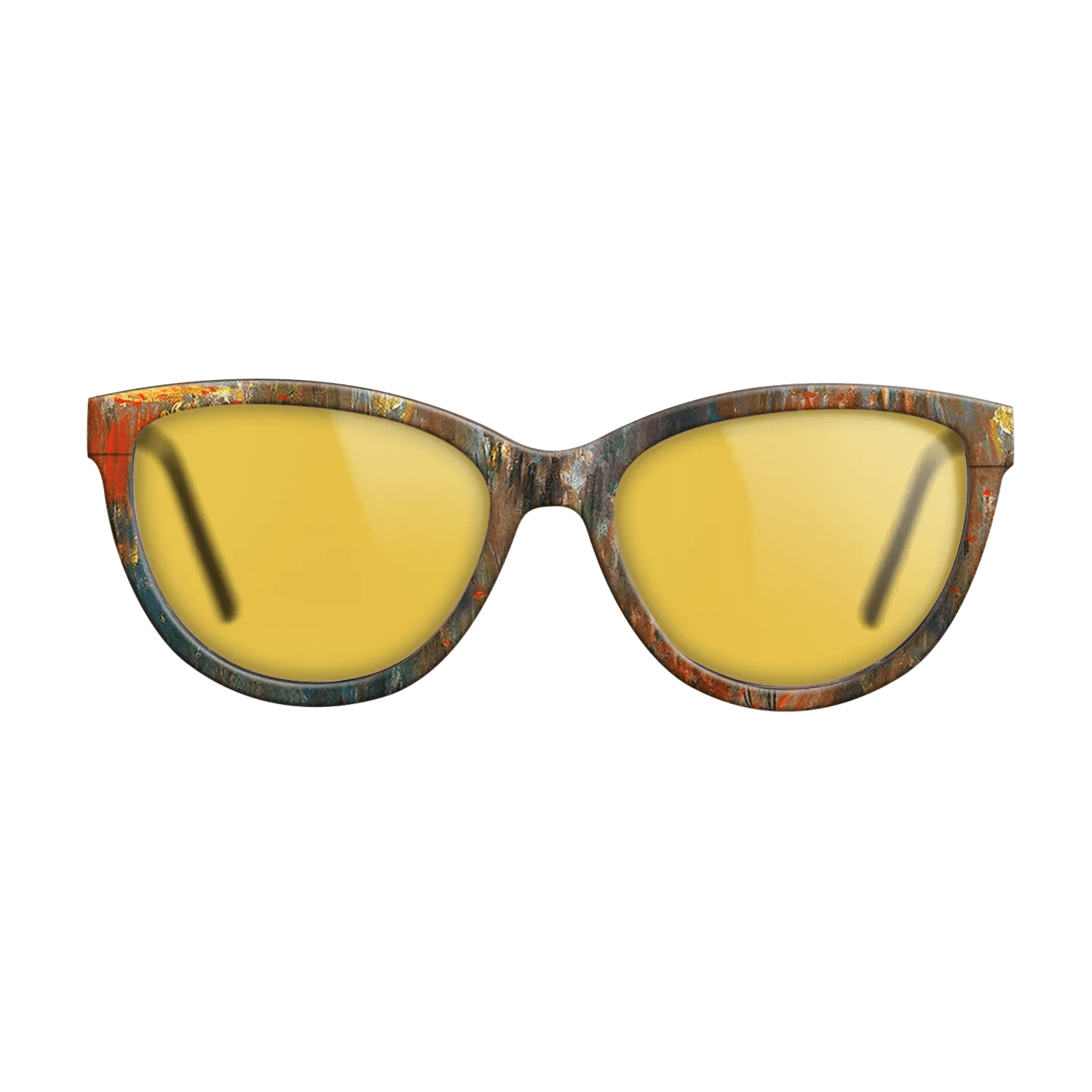 Oil Painting on Straight Grain Walnut: Rococo - Leicester Square at Night, 1901 - Claude Monet - The Maiden - Cat - 1153 - SIRIS wood optic