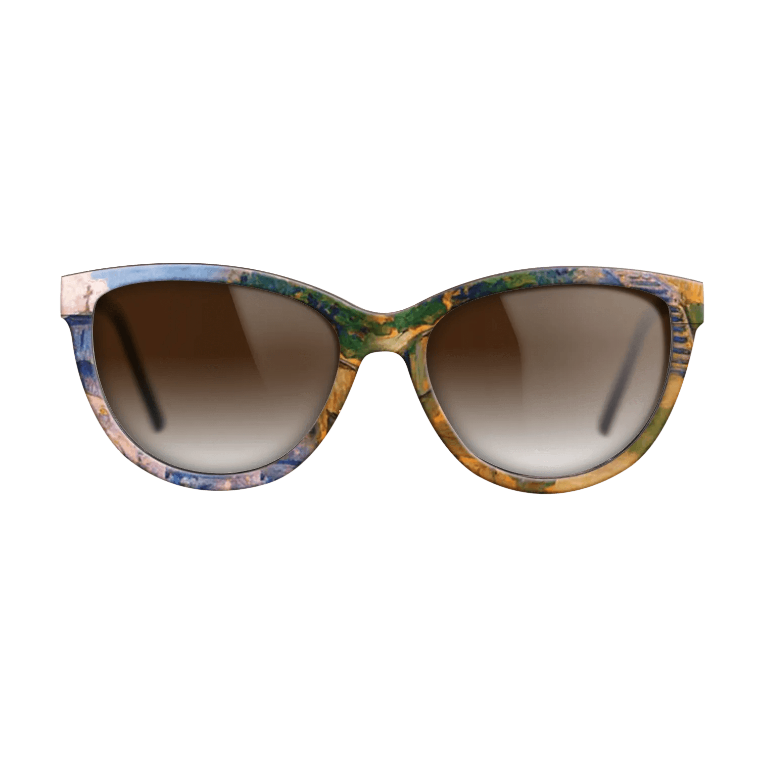 Oil Painting on Straight Grain Walnut: Rococo - Namaiesti Monastery, 1901 - Nicolae Vermont - The Maiden - Cat - 776 - SIRIS wood optic