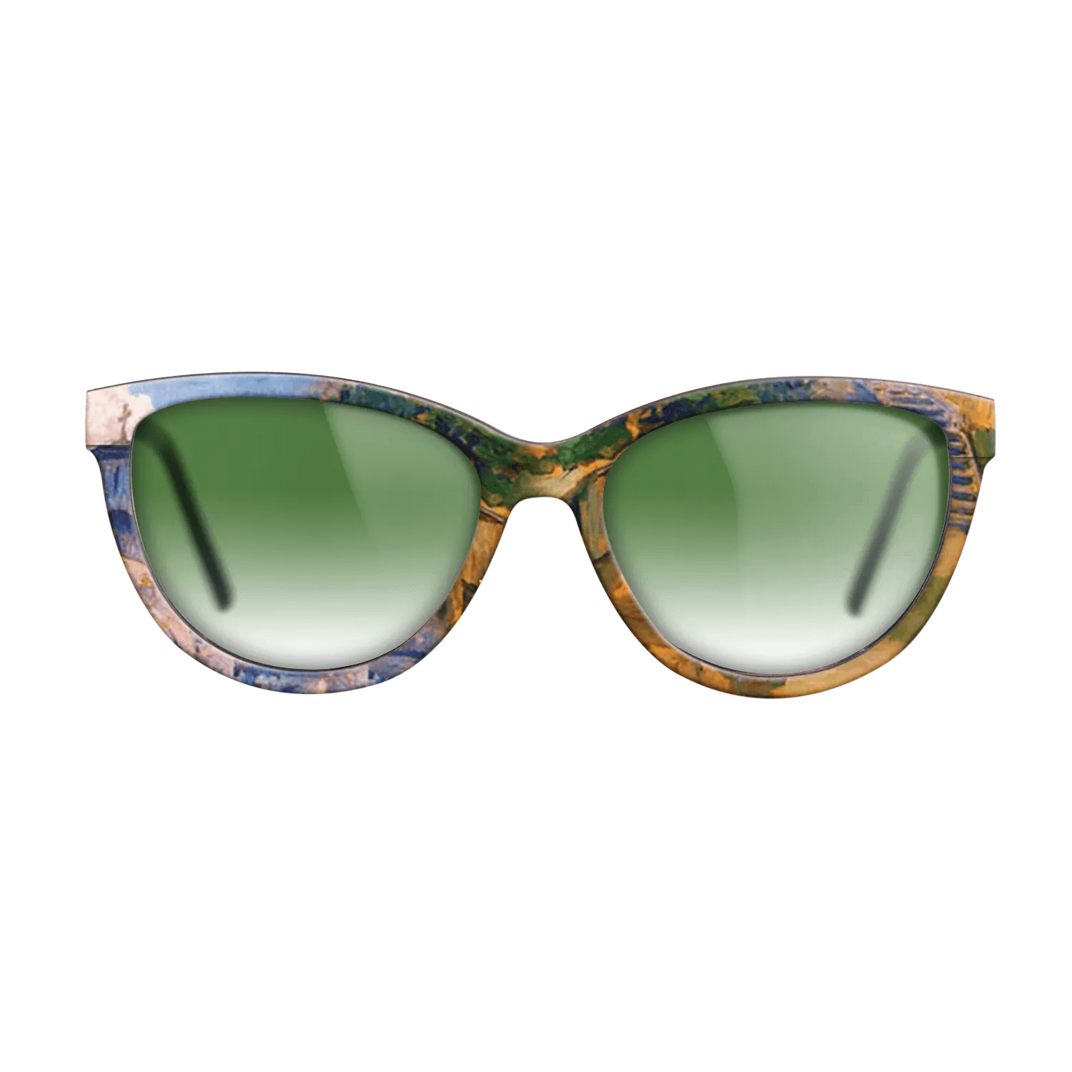 Oil Painting on Straight Grain Walnut: Rococo - Namaiesti Monastery, 1901 - Nicolae Vermont - The Maiden - Cat - 776 - SIRIS wood optic