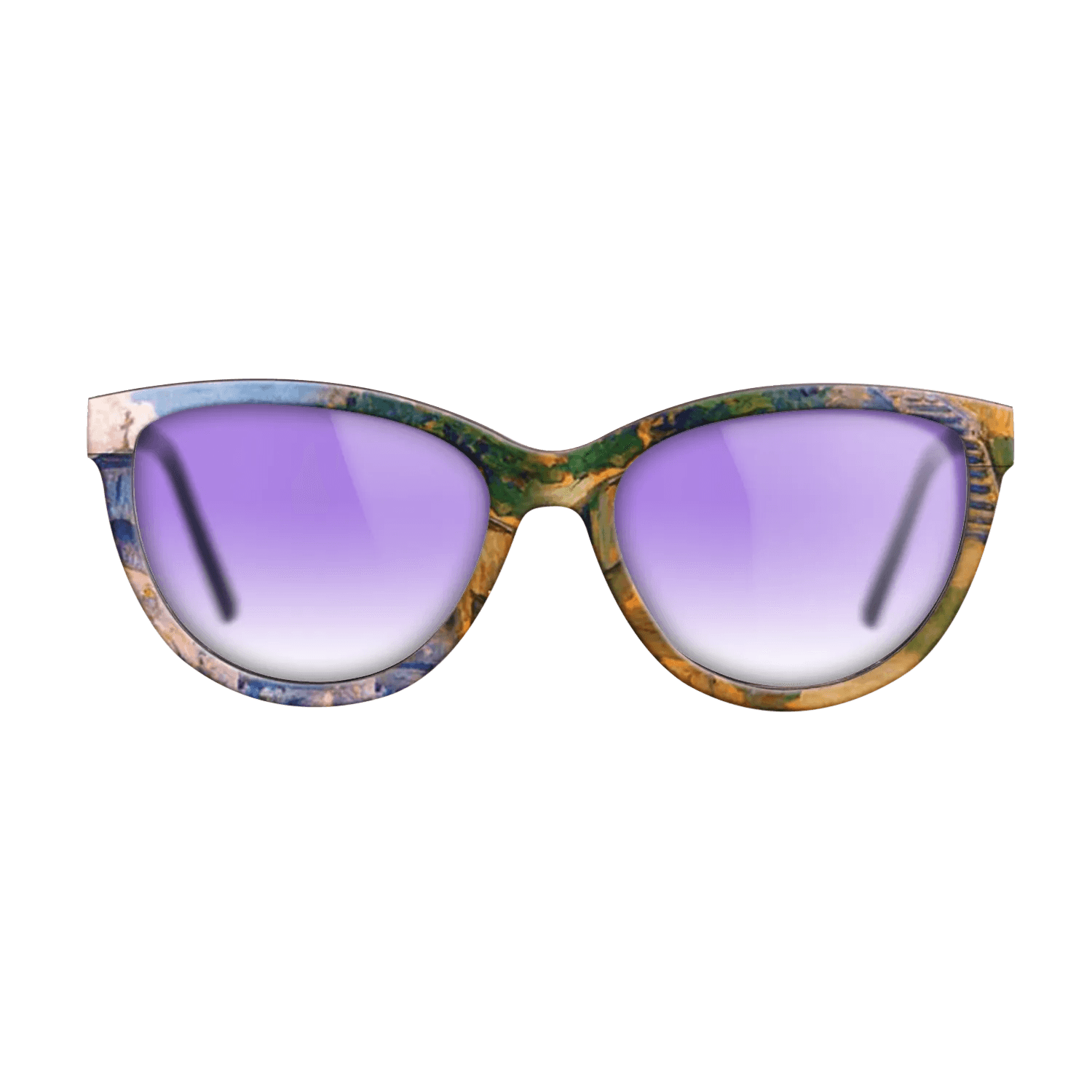 Oil Painting on Straight Grain Walnut: Rococo - Namaiesti Monastery, 1901 - Nicolae Vermont - The Maiden - Cat - 776 - SIRIS wood optic