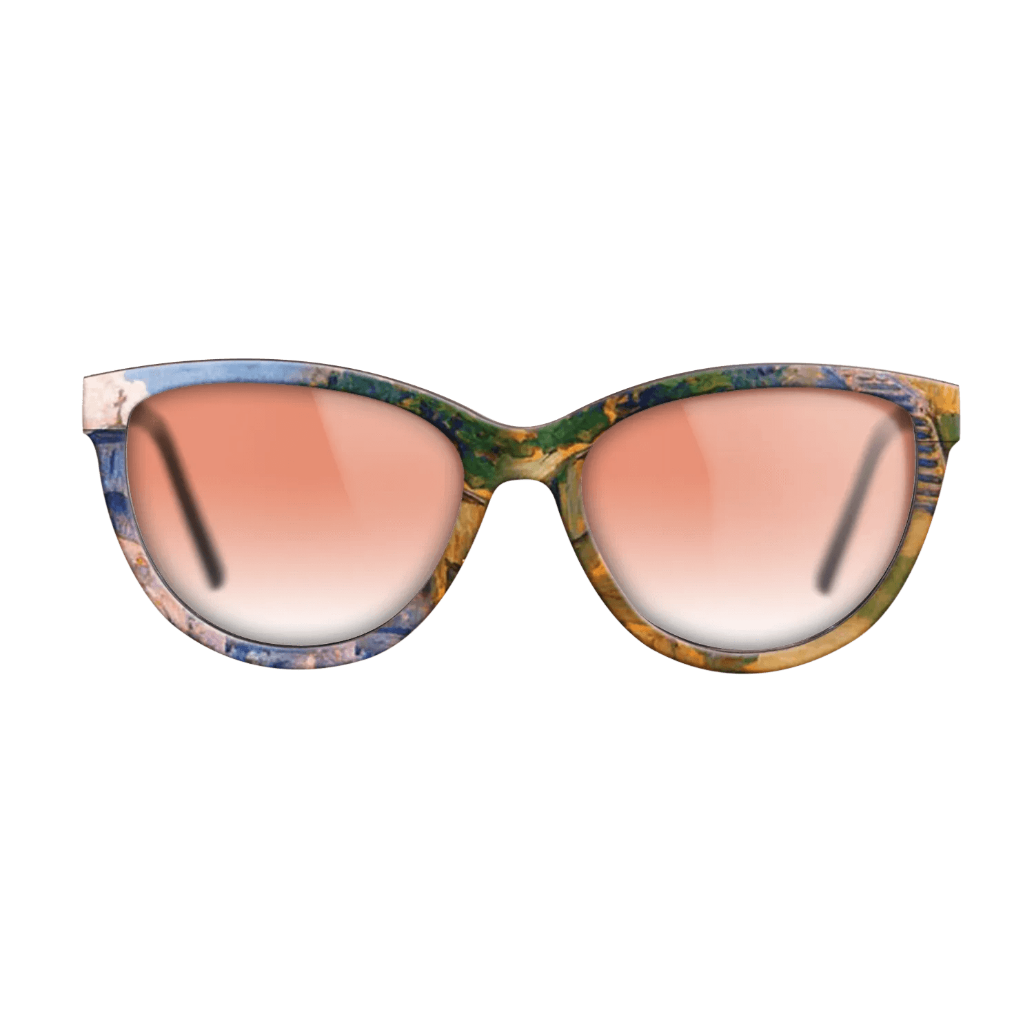 Oil Painting on Straight Grain Walnut: Rococo - Namaiesti Monastery, 1901 - Nicolae Vermont - The Maiden - Cat - 776 - SIRIS wood optic