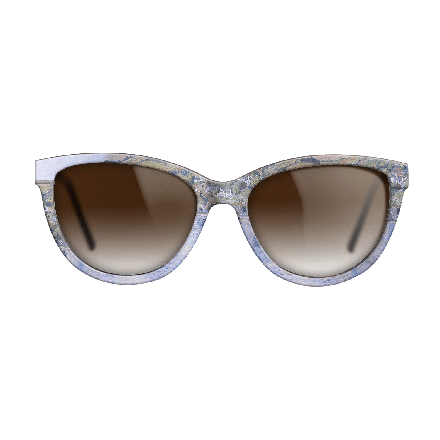 Oil Painting on Straight Grain Walnut: Rococo - On the Dart, 1922 - Lucien Pissarro - The Maiden - Cat - 1415 - SIRIS wood optic