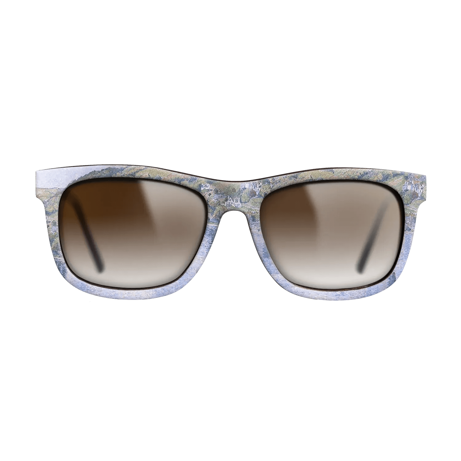 Oil Painting on Straight Grain Walnut: Rococo - On the Dart, 1922 - Lucien Pissarro - The Hero - Square - 1415 - SIRIS wood optic