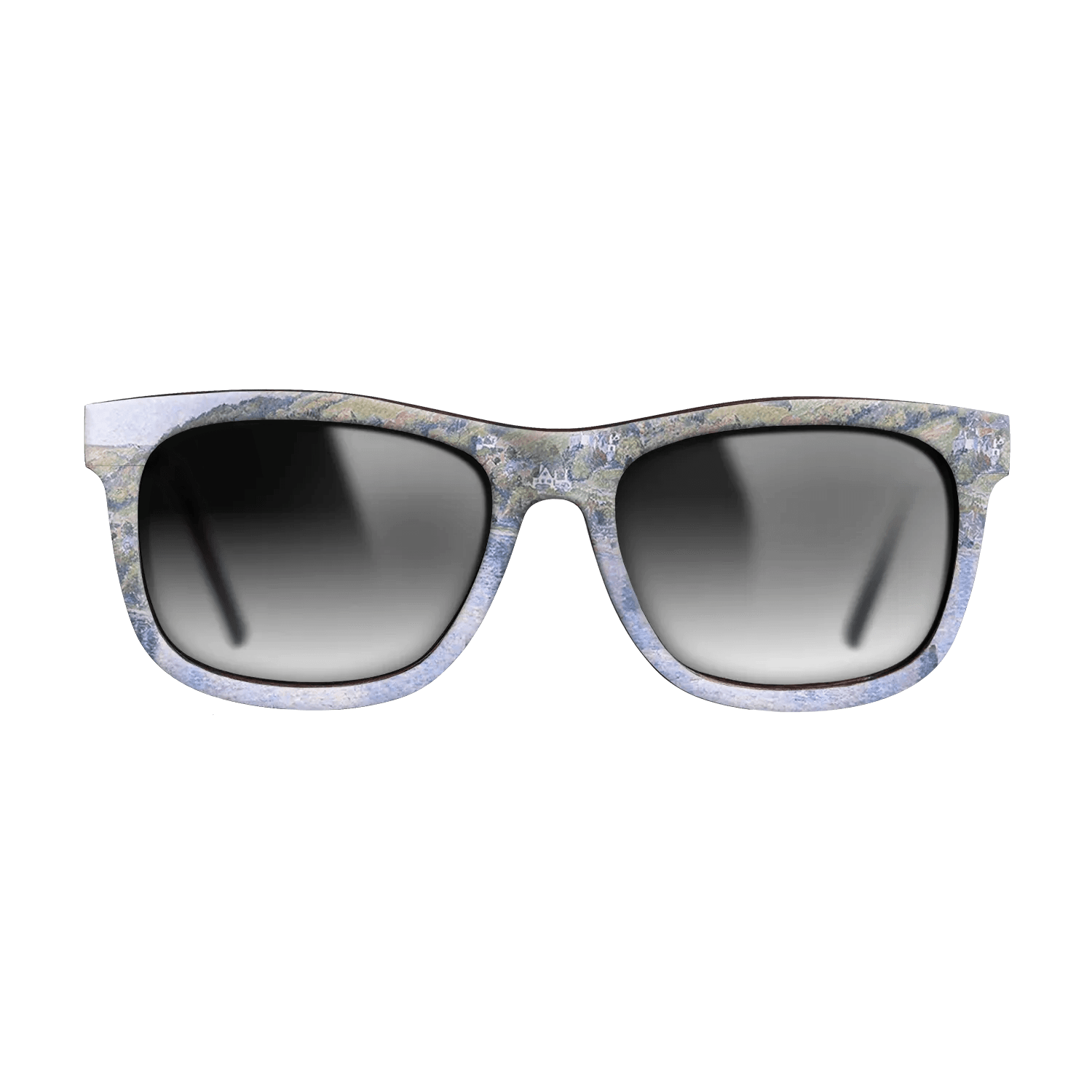 Oil Painting on Straight Grain Walnut: Rococo - On the Dart, 1922 - Lucien Pissarro - The Hero - Square - 1415 - SIRIS wood optic