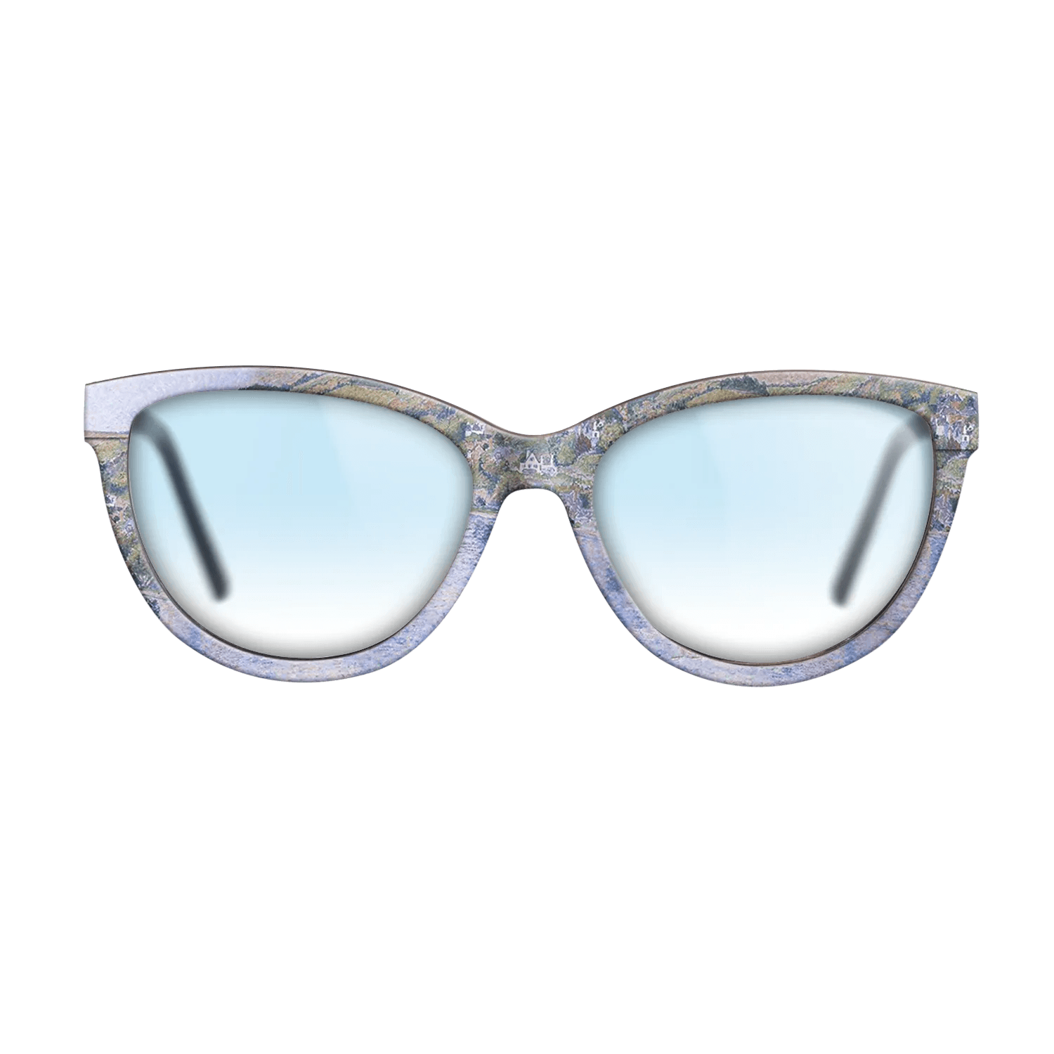 Oil Painting on Straight Grain Walnut: Rococo - On the Dart, 1922 - Lucien Pissarro - The Maiden - Cat - 1415 - SIRIS wood optic