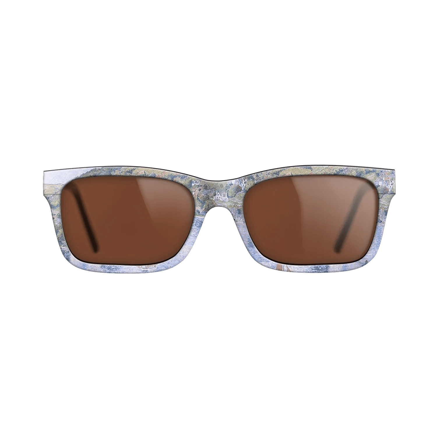 Oil Painting on Straight Grain Walnut: Rococo - On the Dart, 1922 - Lucien Pissarro - The Sage - Rectangle - 1415 - SIRIS wood optic