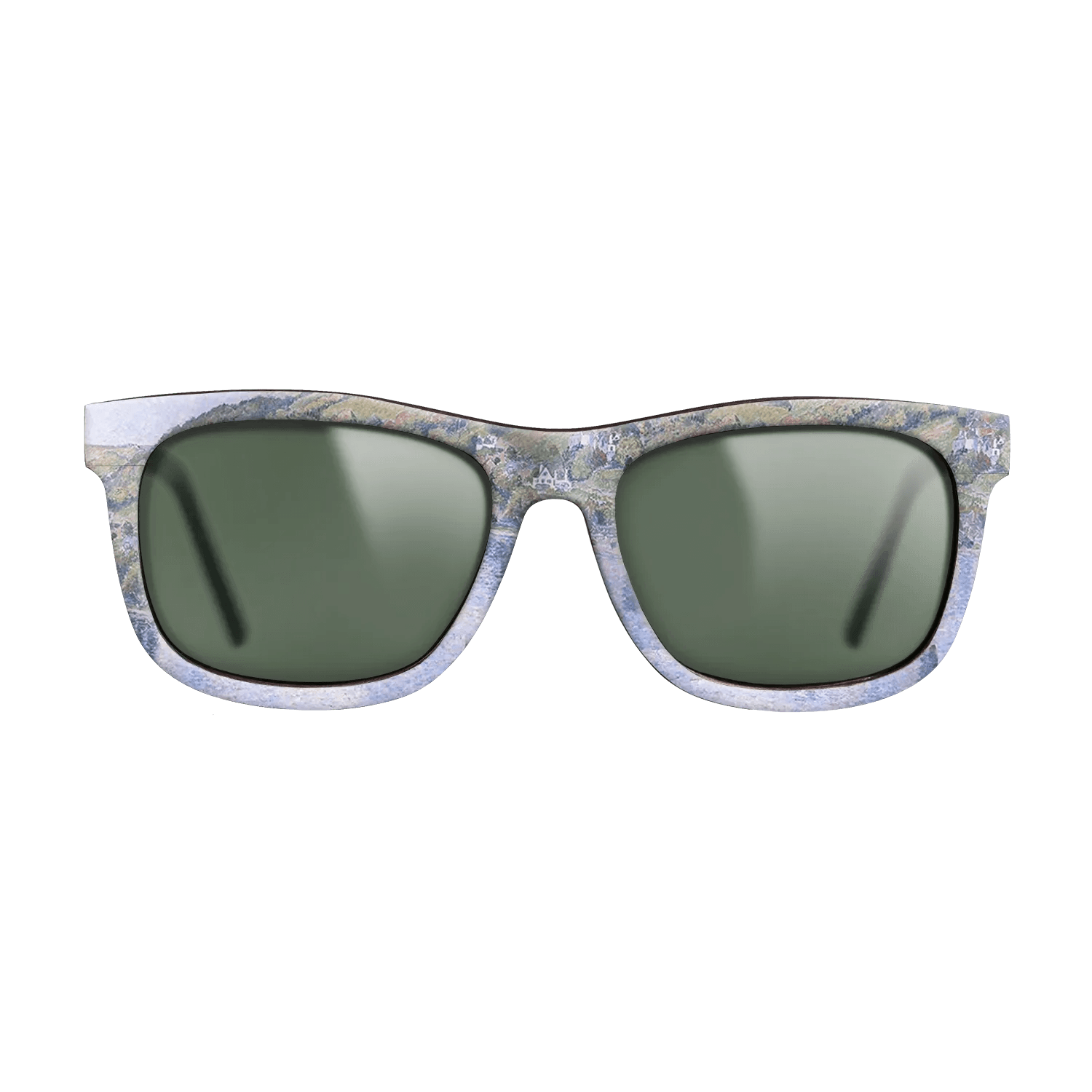 Oil Painting on Straight Grain Walnut: Rococo - On the Dart, 1922 - Lucien Pissarro - The Hero - Square - 1415 - SIRIS wood optic