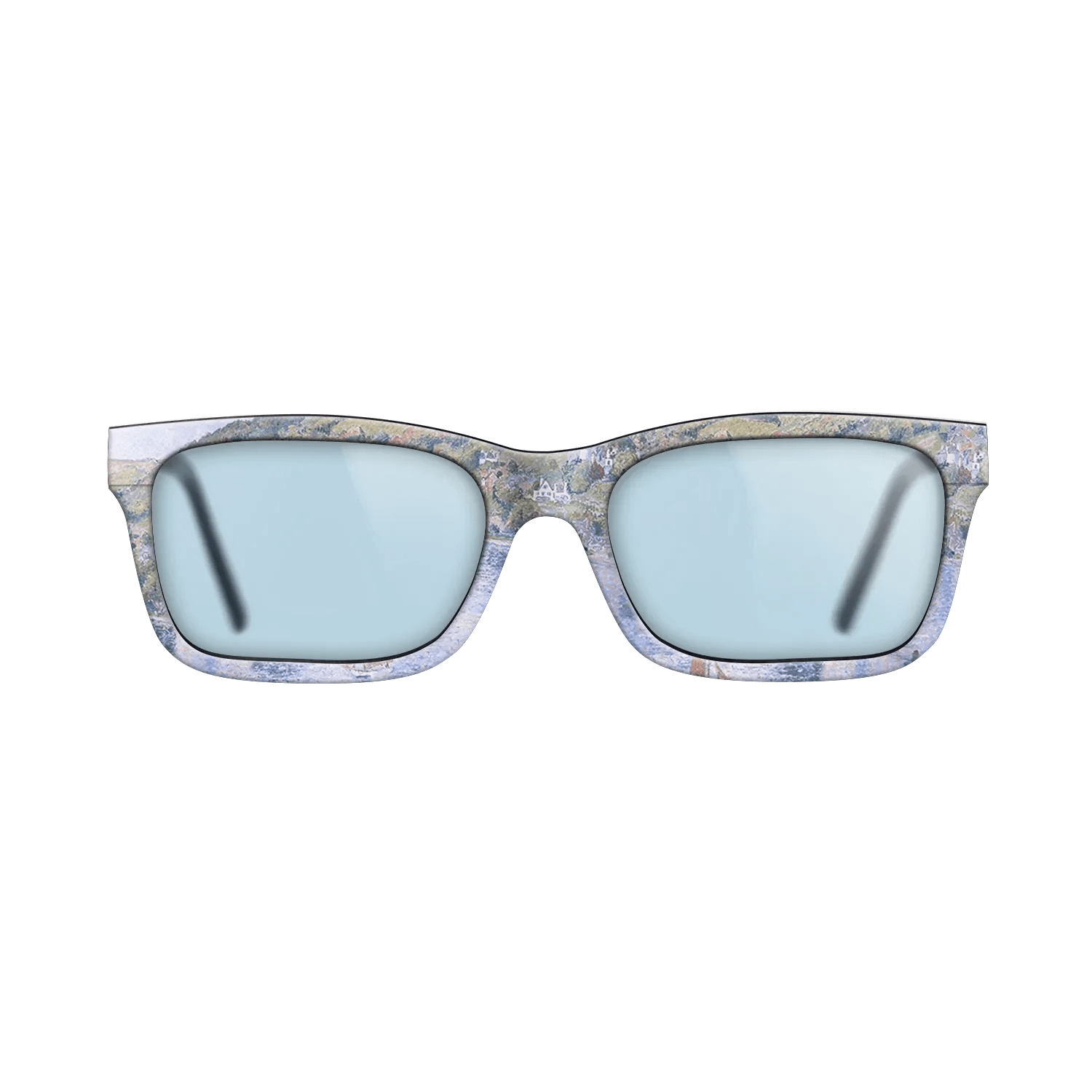 Oil Painting on Straight Grain Walnut: Rococo - On the Dart, 1922 - Lucien Pissarro - The Sage - Rectangle - 1415 - SIRIS wood optic