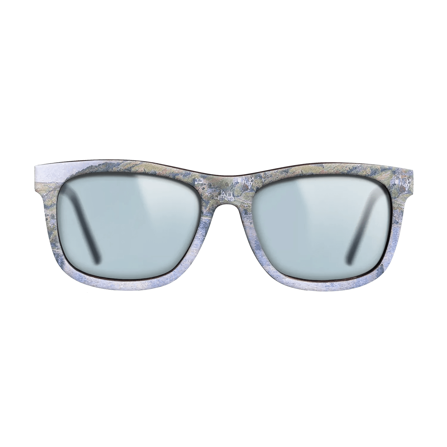 Oil Painting on Straight Grain Walnut: Rococo - On the Dart, 1922 - Lucien Pissarro - The Hero - Square - 1415 - SIRIS wood optic