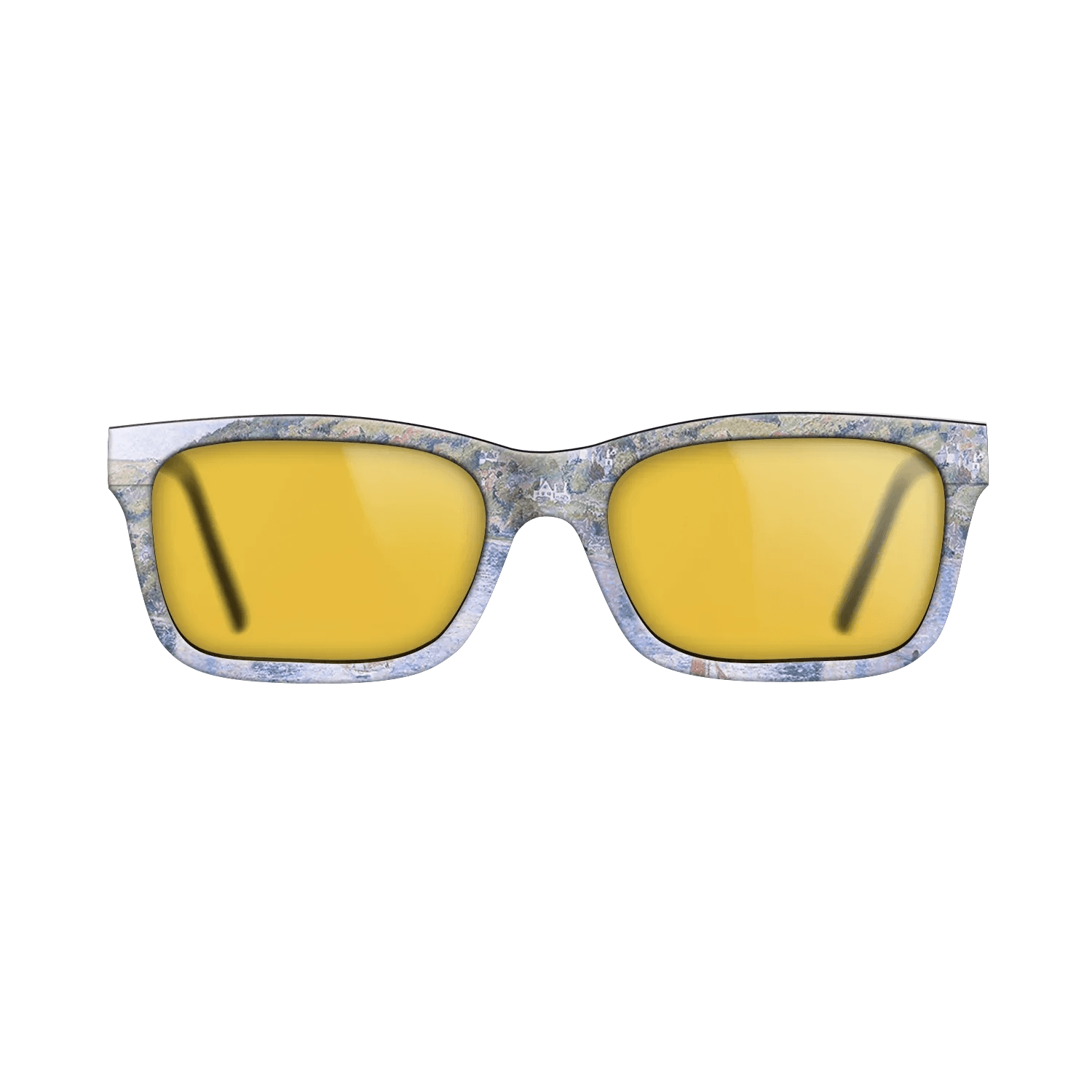 Oil Painting on Straight Grain Walnut: Rococo - On the Dart, 1922 - Lucien Pissarro - The Sage - Rectangle - 1415 - SIRIS wood optic