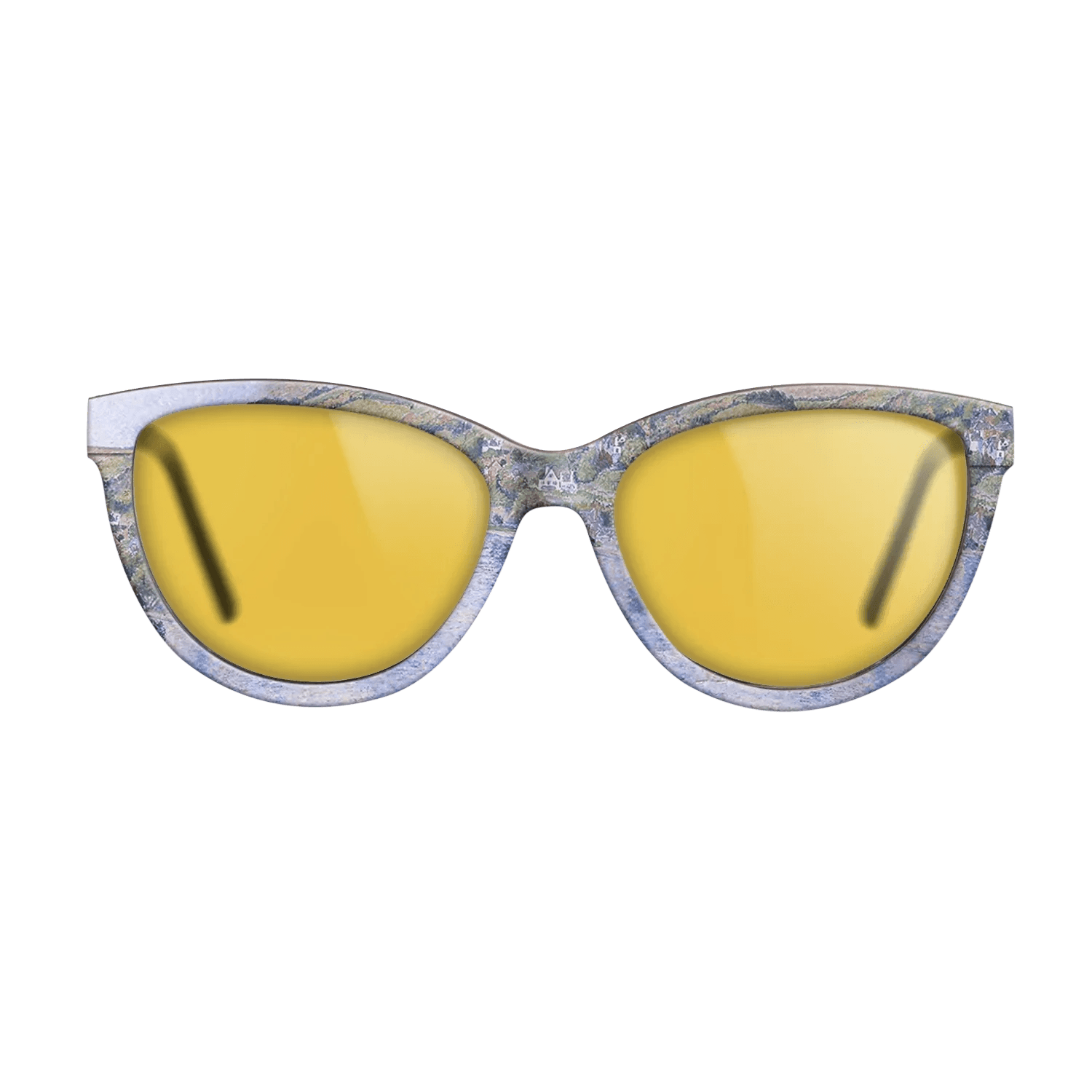 Oil Painting on Straight Grain Walnut: Rococo - On the Dart, 1922 - Lucien Pissarro - The Maiden - Cat - 1415 - SIRIS wood optic