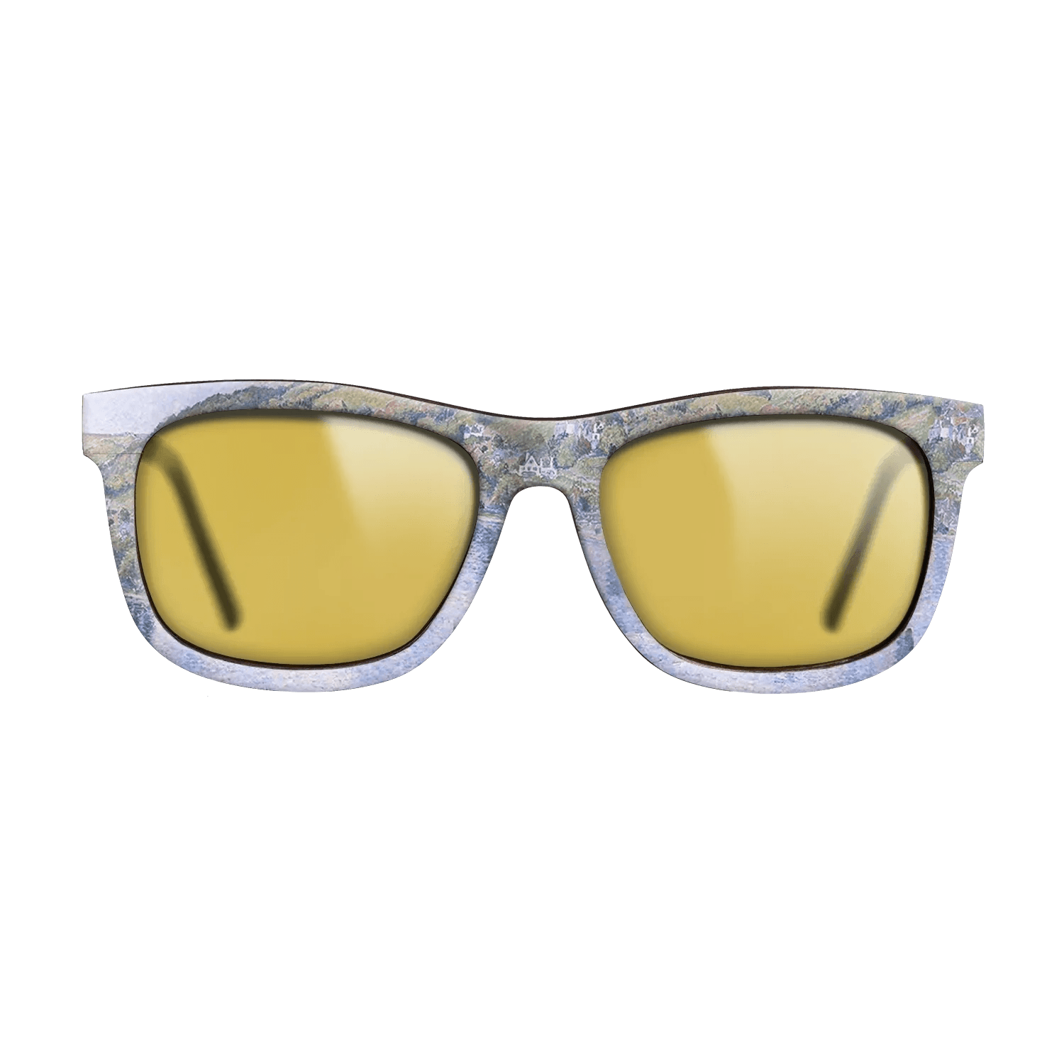 Oil Painting on Straight Grain Walnut: Rococo - On the Dart, 1922 - Lucien Pissarro - The Hero - Square - 1415 - SIRIS wood optic