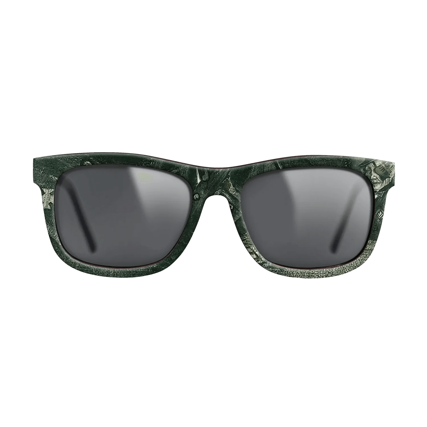 Oil Painting on Straight Grain Walnut: Rococo - Orphan Man in Sunday Clothes with Eye Bandage, 1882 - Vincent van Gogh - The Hero - Square - 1952 - SIRIS wood optic