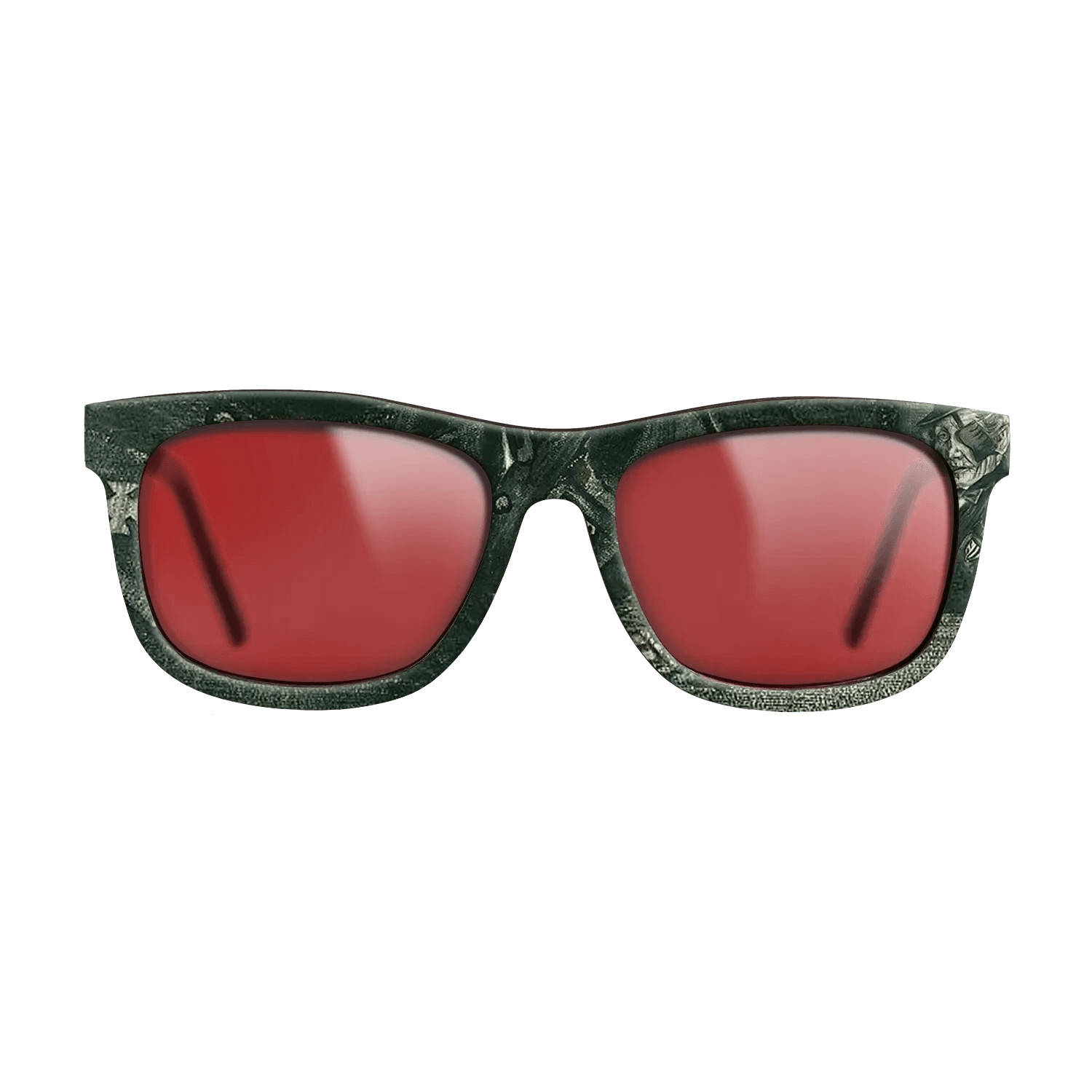 Oil Painting on Straight Grain Walnut: Rococo - Orphan Man in Sunday Clothes with Eye Bandage, 1882 - Vincent van Gogh - The Hero - Square - 1952 - SIRIS wood optic